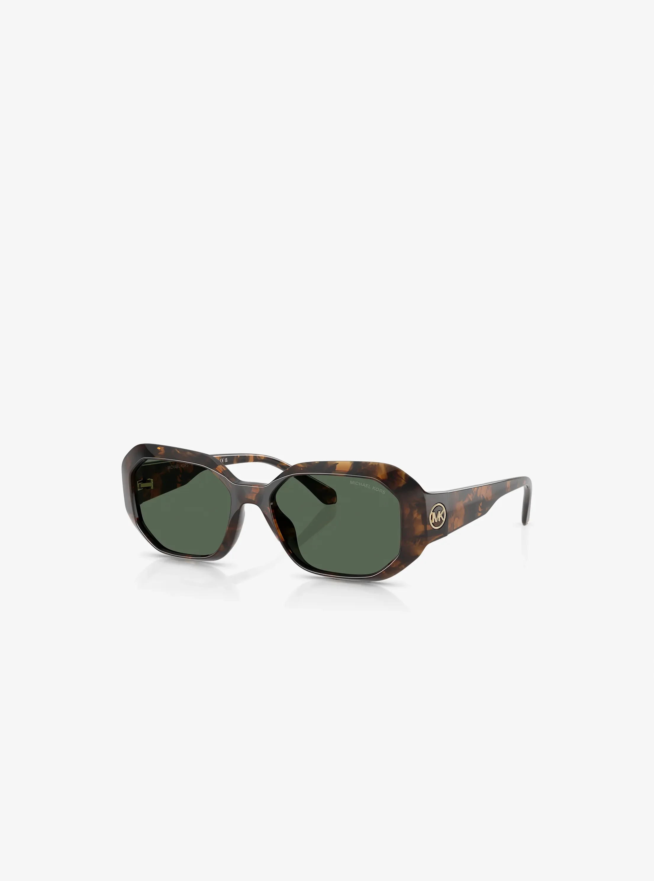 Женские солнцезащитные очки Michael Kors Siesta Key Sunglasses, цвет: Тёмный черепаховый — фото 2