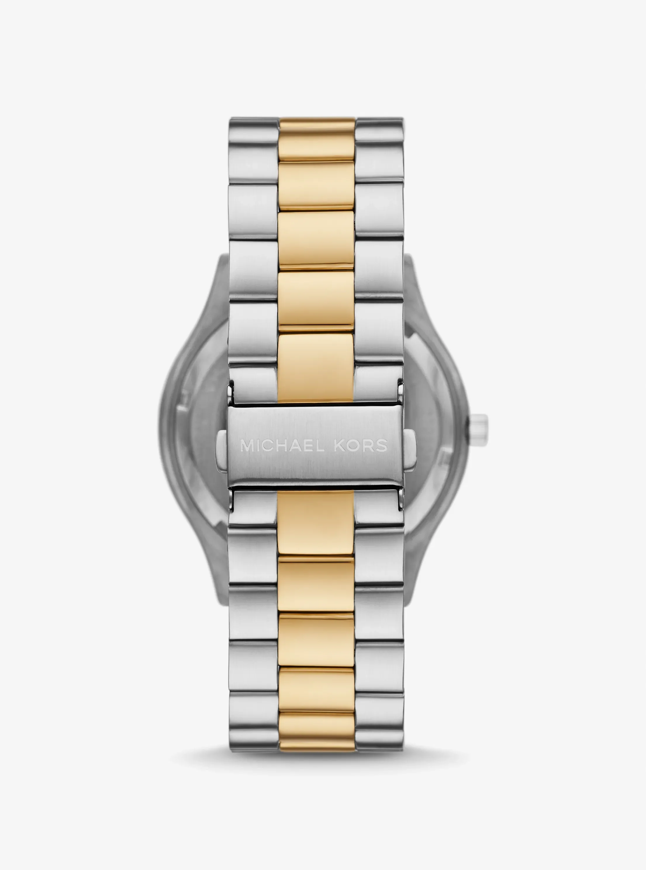 Мужские часы Michael Kors Oversized Slim Runway Two-Tone Watch, цвет: Двухцветный — фото 3