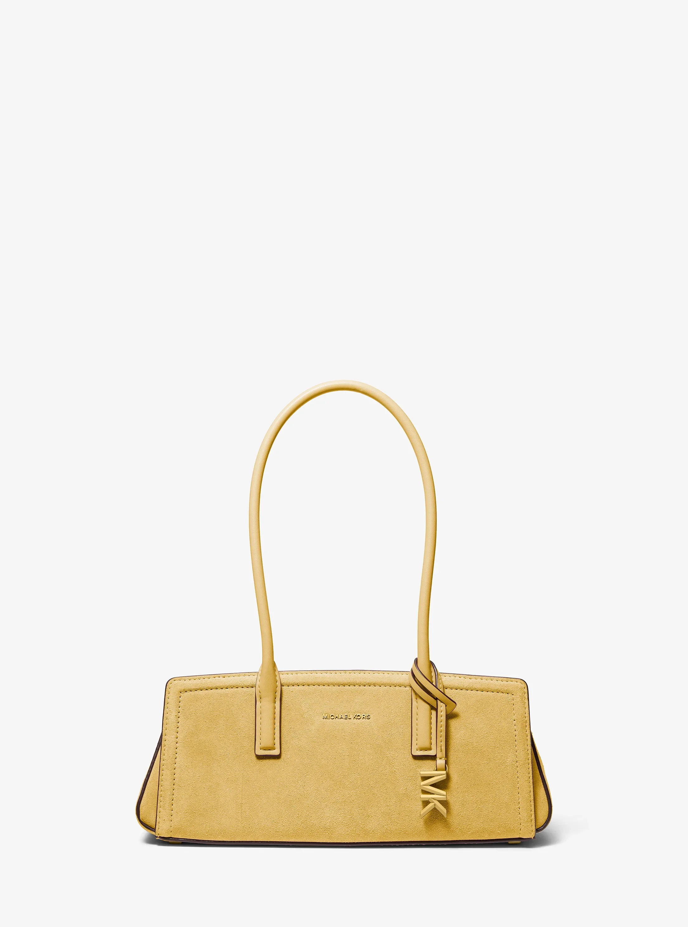 Женская сумка Michael Kors Laila Small Suede Shoulder Bag, цвет: Шартрез