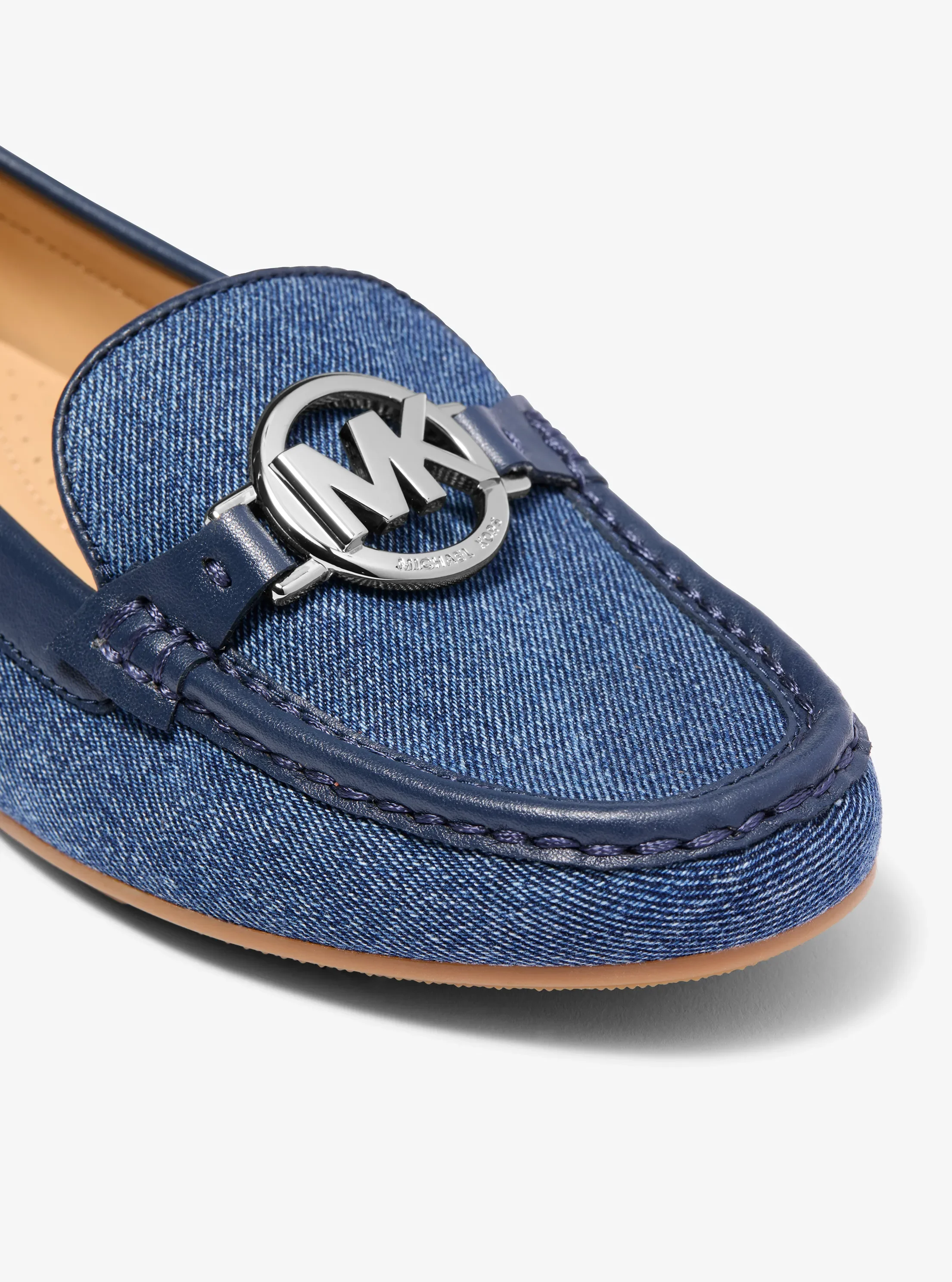Michael Kors Fulton Denim Mocassin, цвет: Lt Vtblu Wsh — фото 4