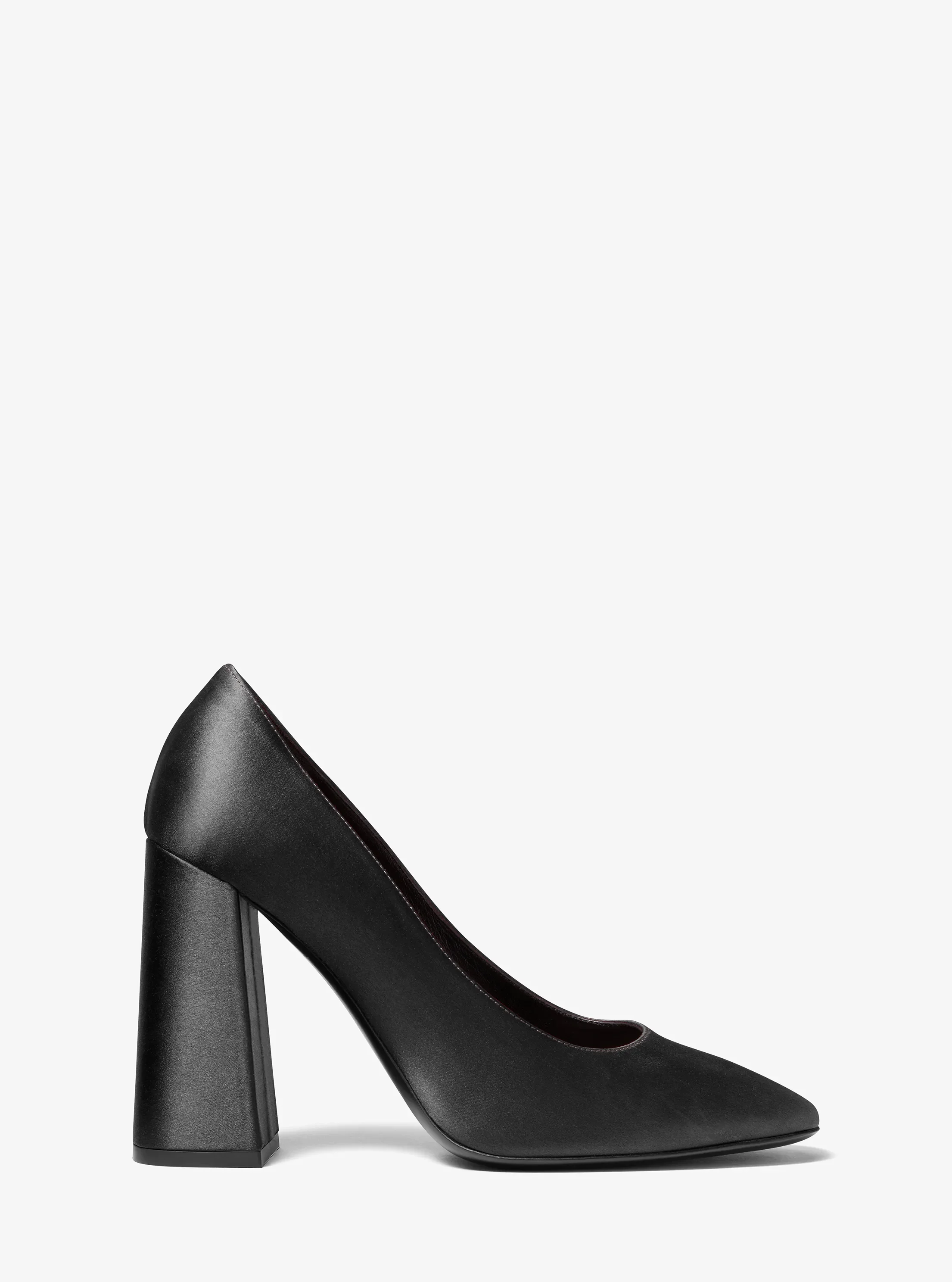 Женские туфли Michael Kors Anna Satin Pumps, цвет: Чёрный — фото 2