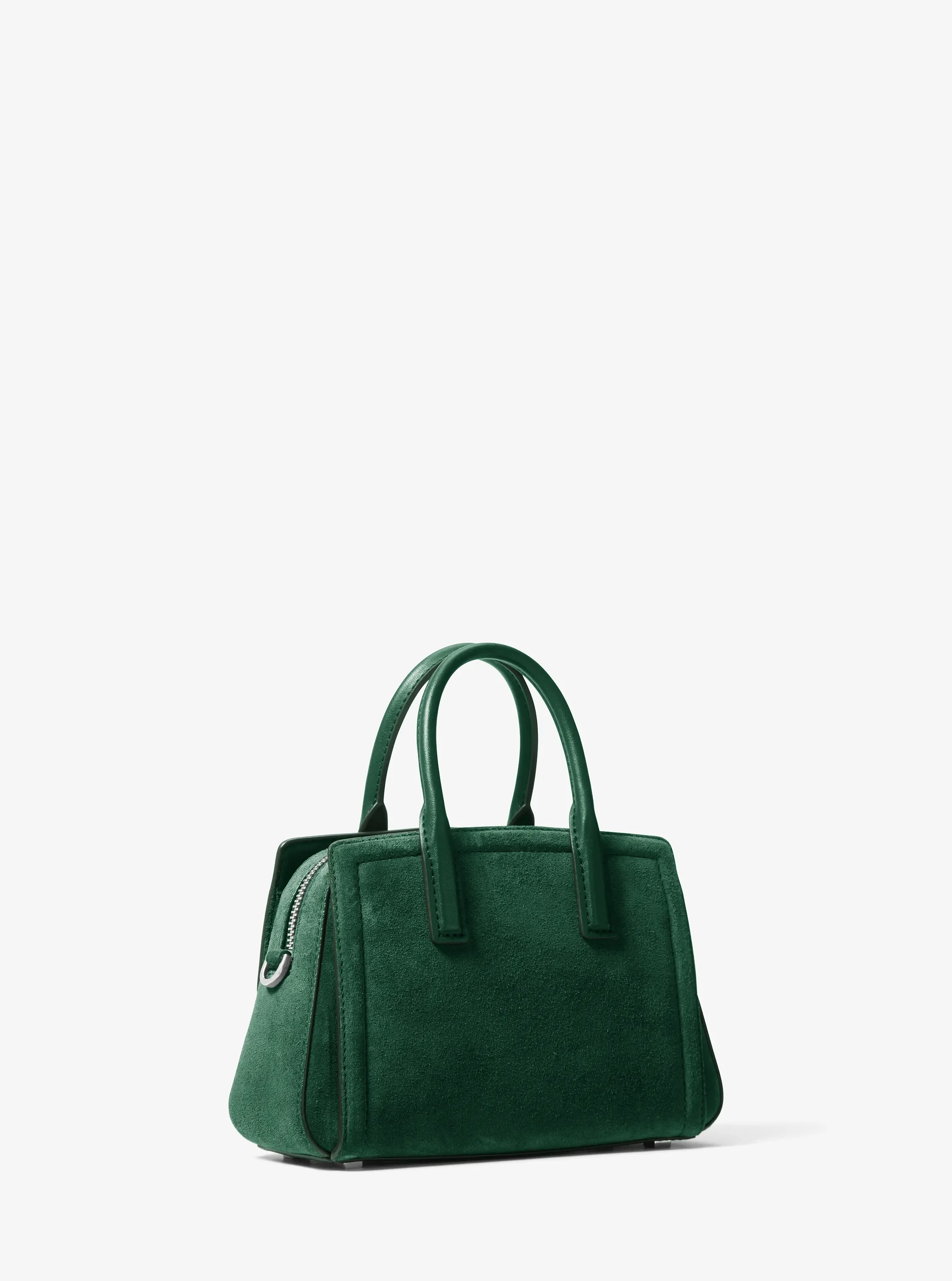 Женская сумка Michael Kors Laila Extra-Small Suede Crossbody, цвет: Мох — фото 3