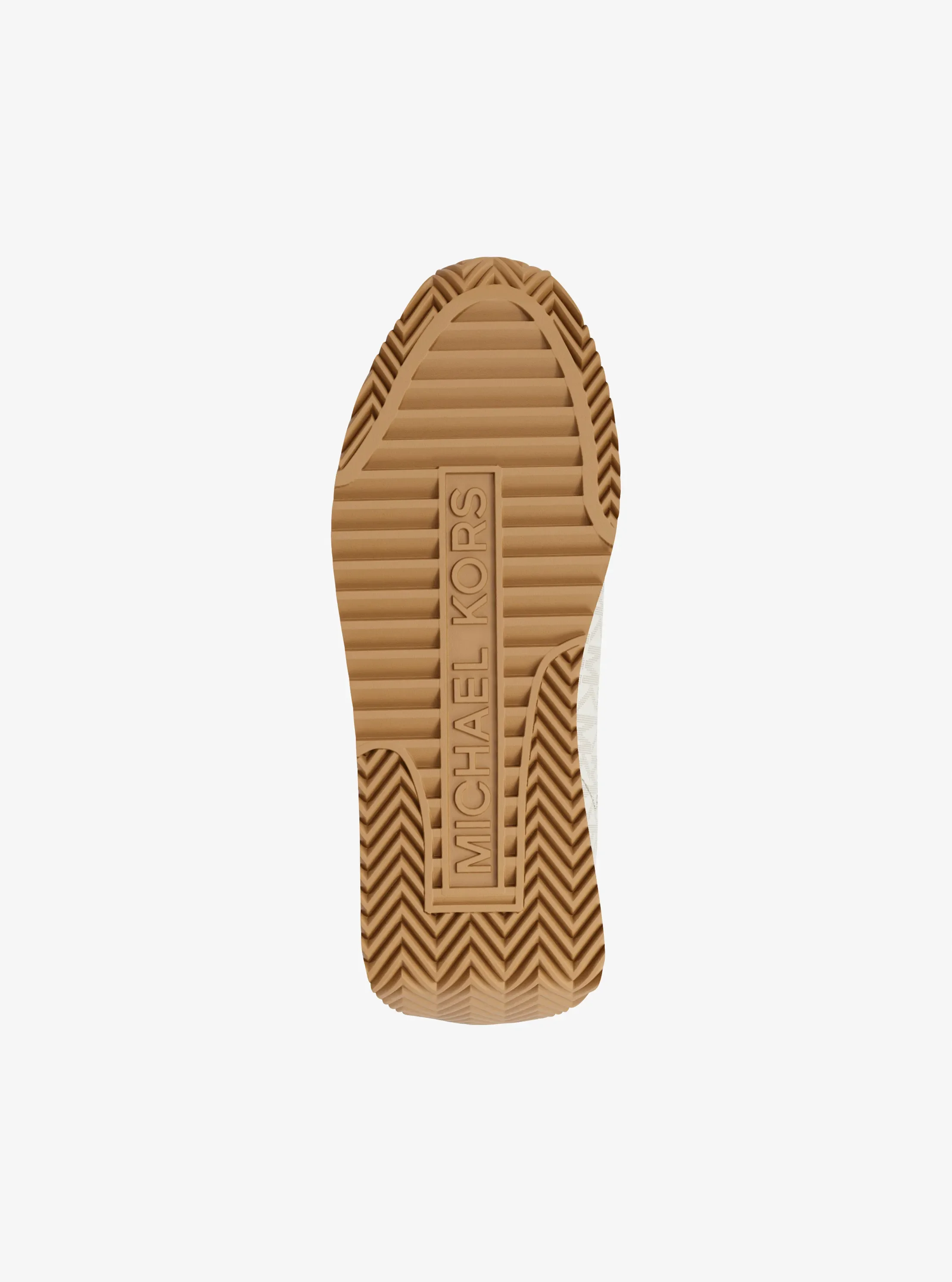 Женские кроссовки Michael Kors Rhodes Signature Logo Trainer, цвет: Ванильный — фото 6