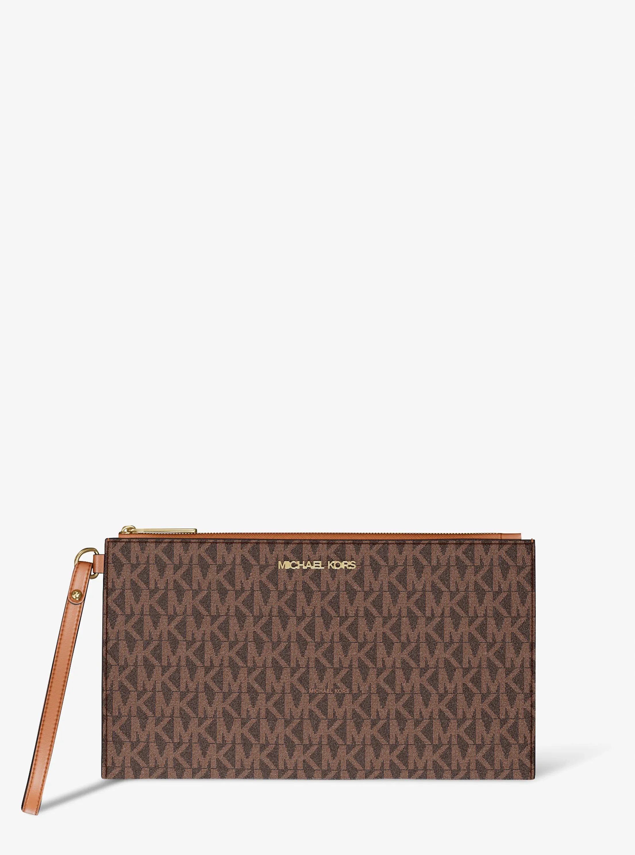 Сумки Michael Kors Jet Set Large Signature Logo Wristlet