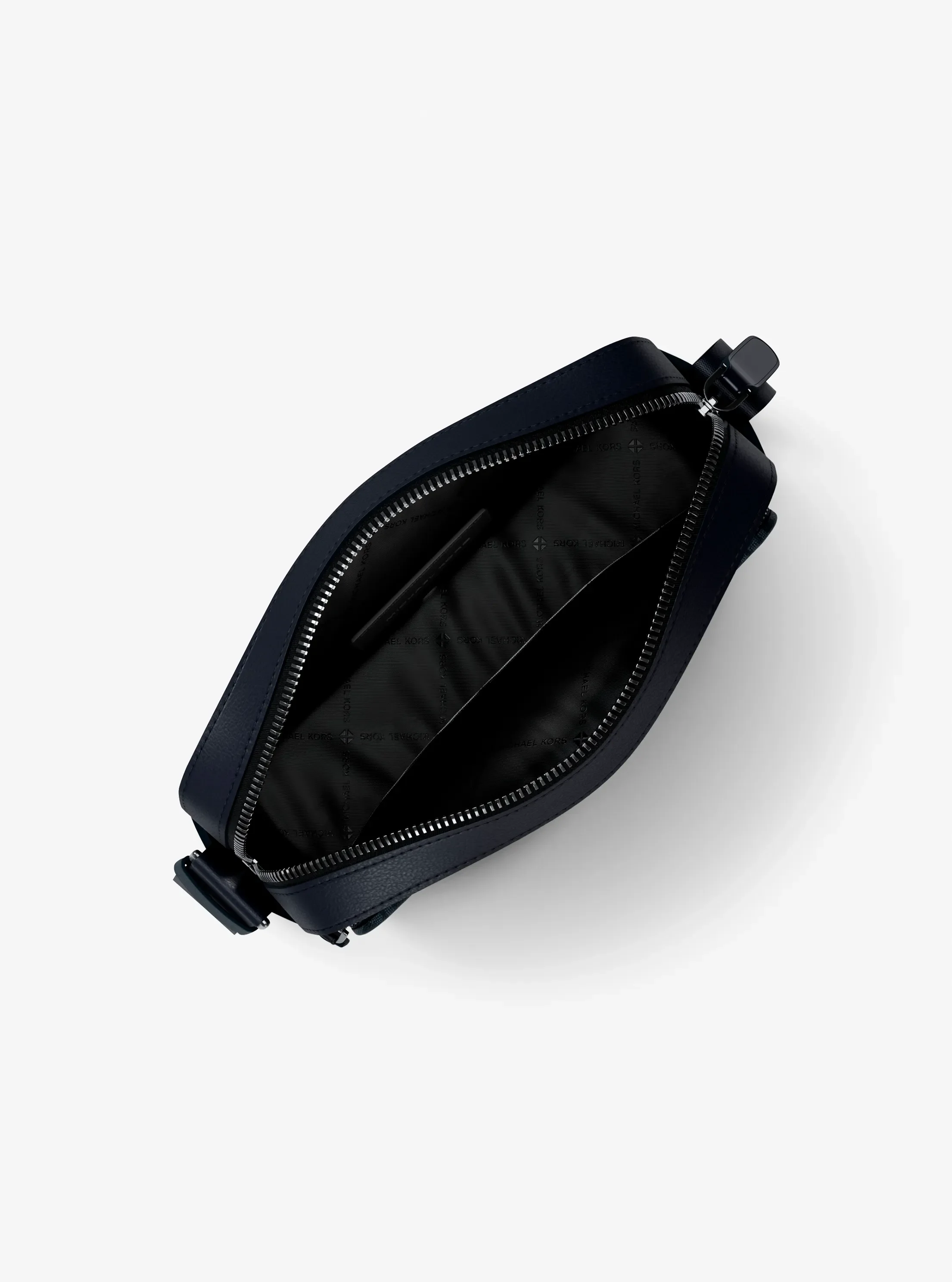 Сумка Michael Kors Cooper Signature Logo Flight, цвет: Admrl/Plblue — фото 2