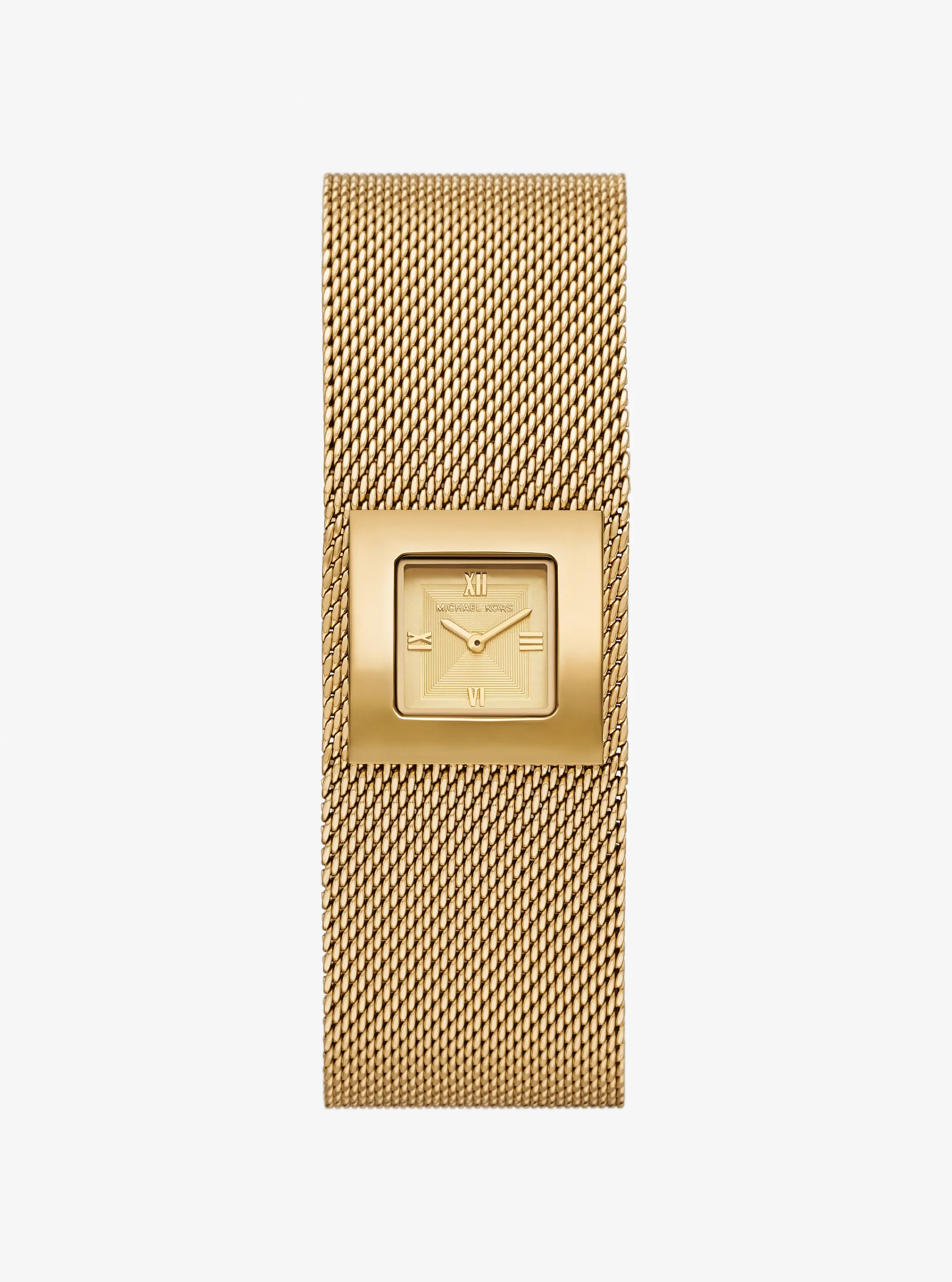 Женские часы Michael Kors Petite Georgie Gold-Tone Mesh Watch