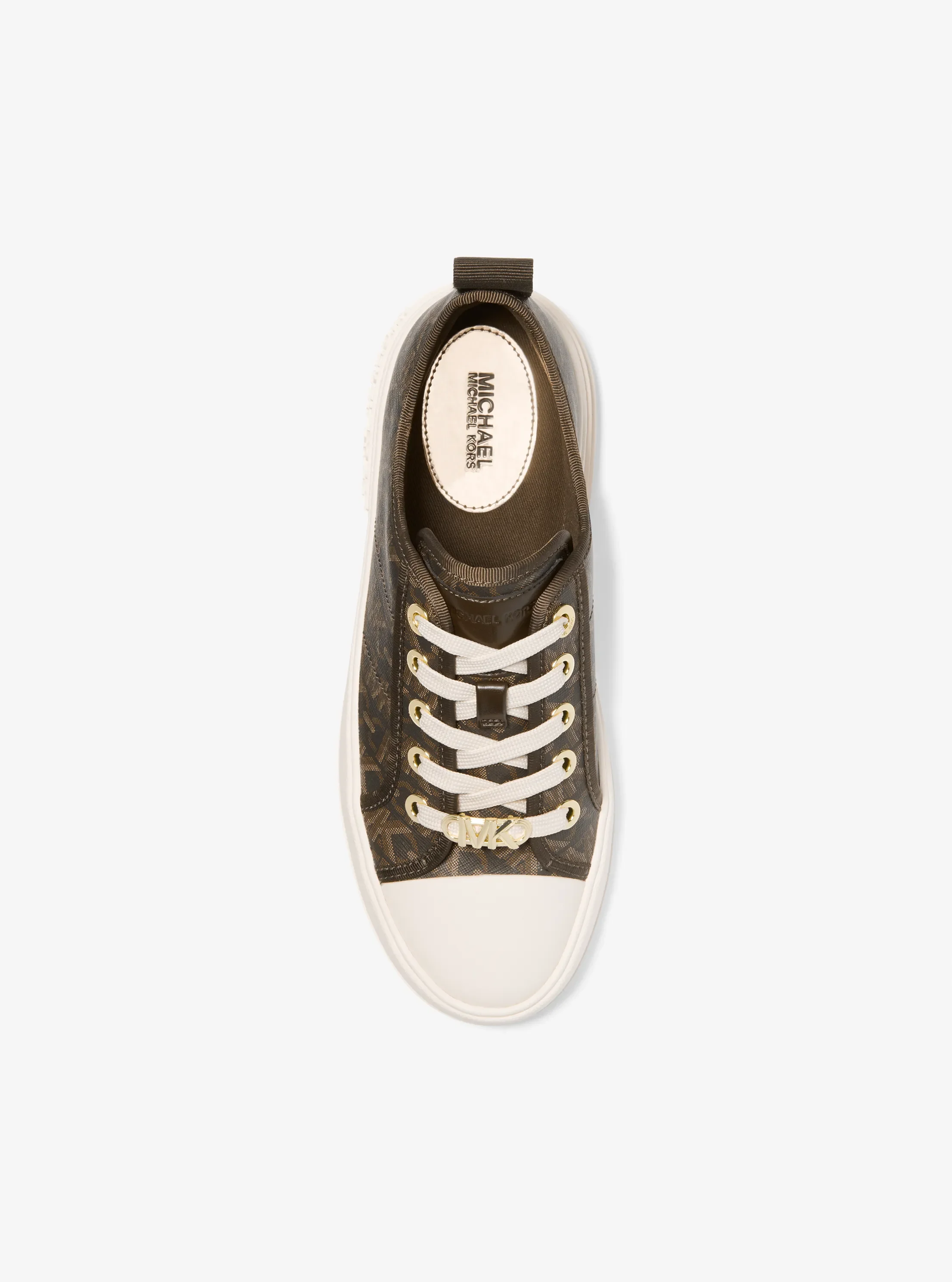 Кроссовки Michael Kors Evy Empire Signature Logo Sneaker — фото 4