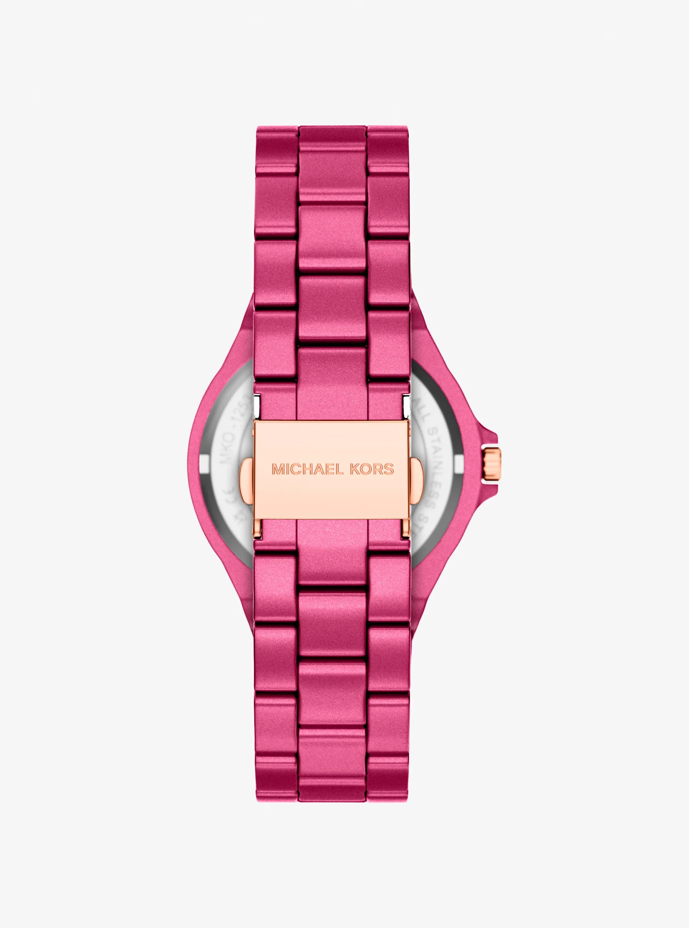 Часы Michael Kors Mini Lennox Pavé Pink-Tone Watch, цвет: Розовое золото — фото 3