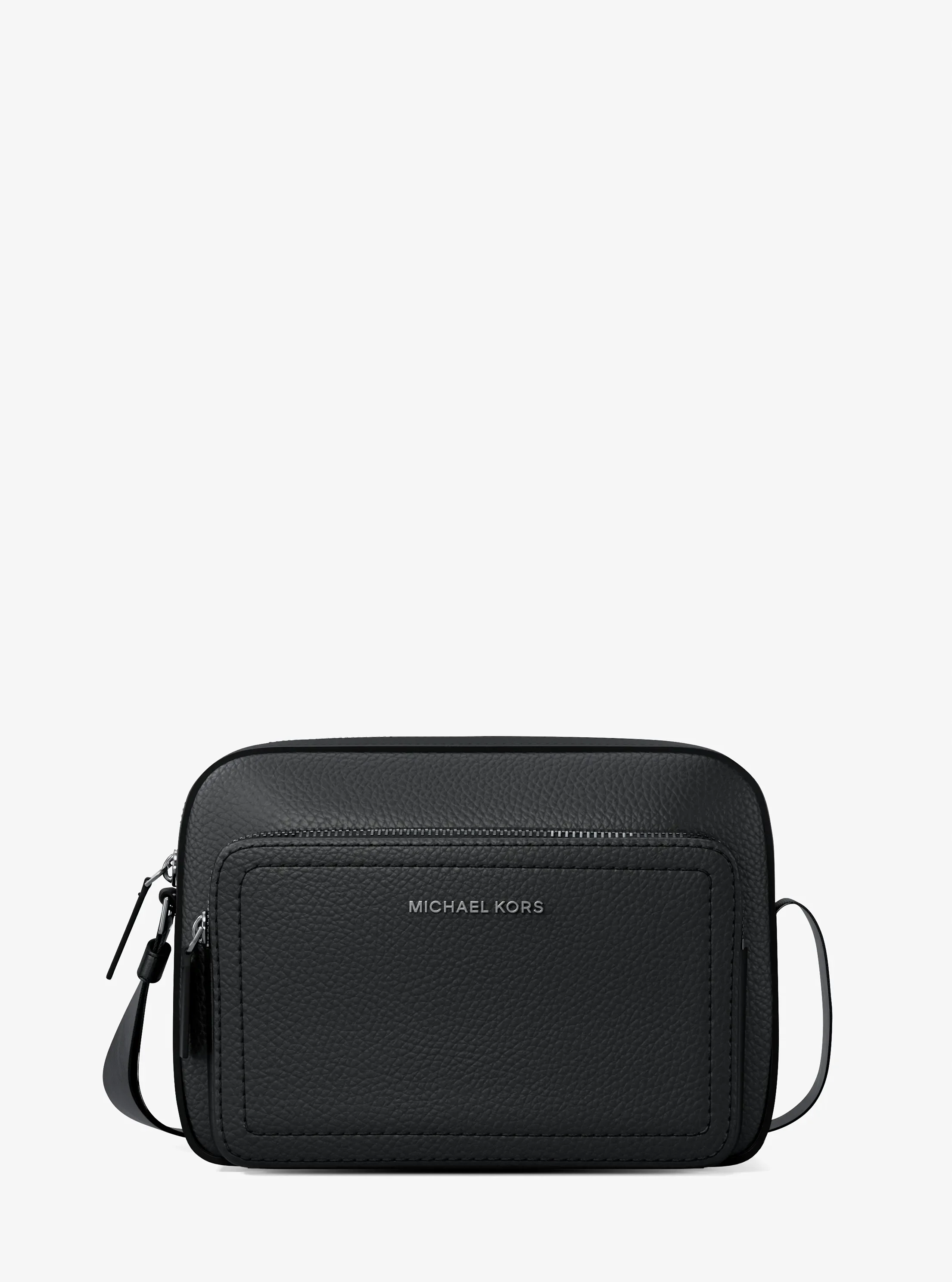 Сумка Michael Kors Cooper Pebbled Leather Flight, цвет: Чёрный