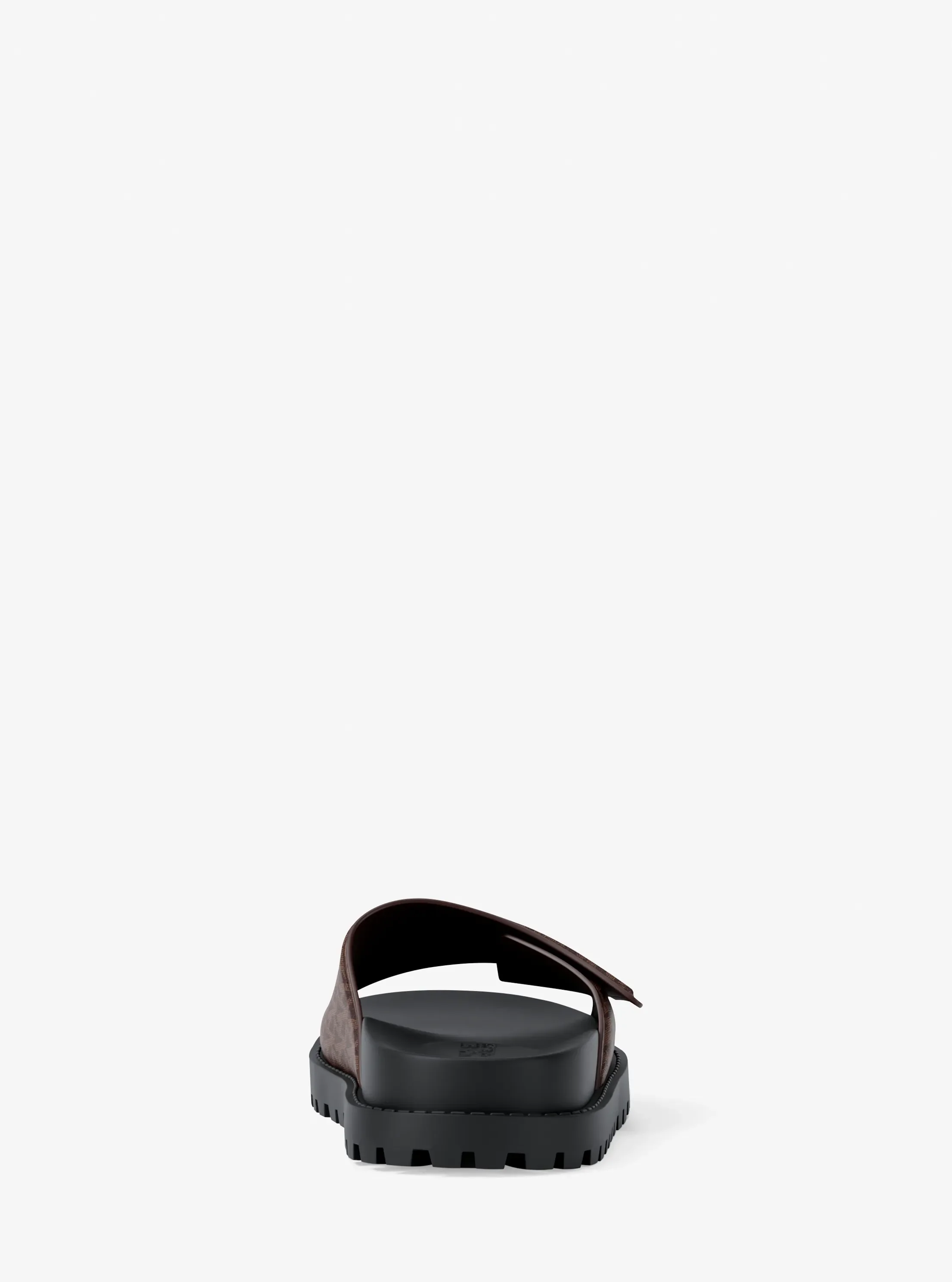 Сандалии Michael Kors Luka Signature Logo Slide Sandal, цвет: Коричневый — фото 4