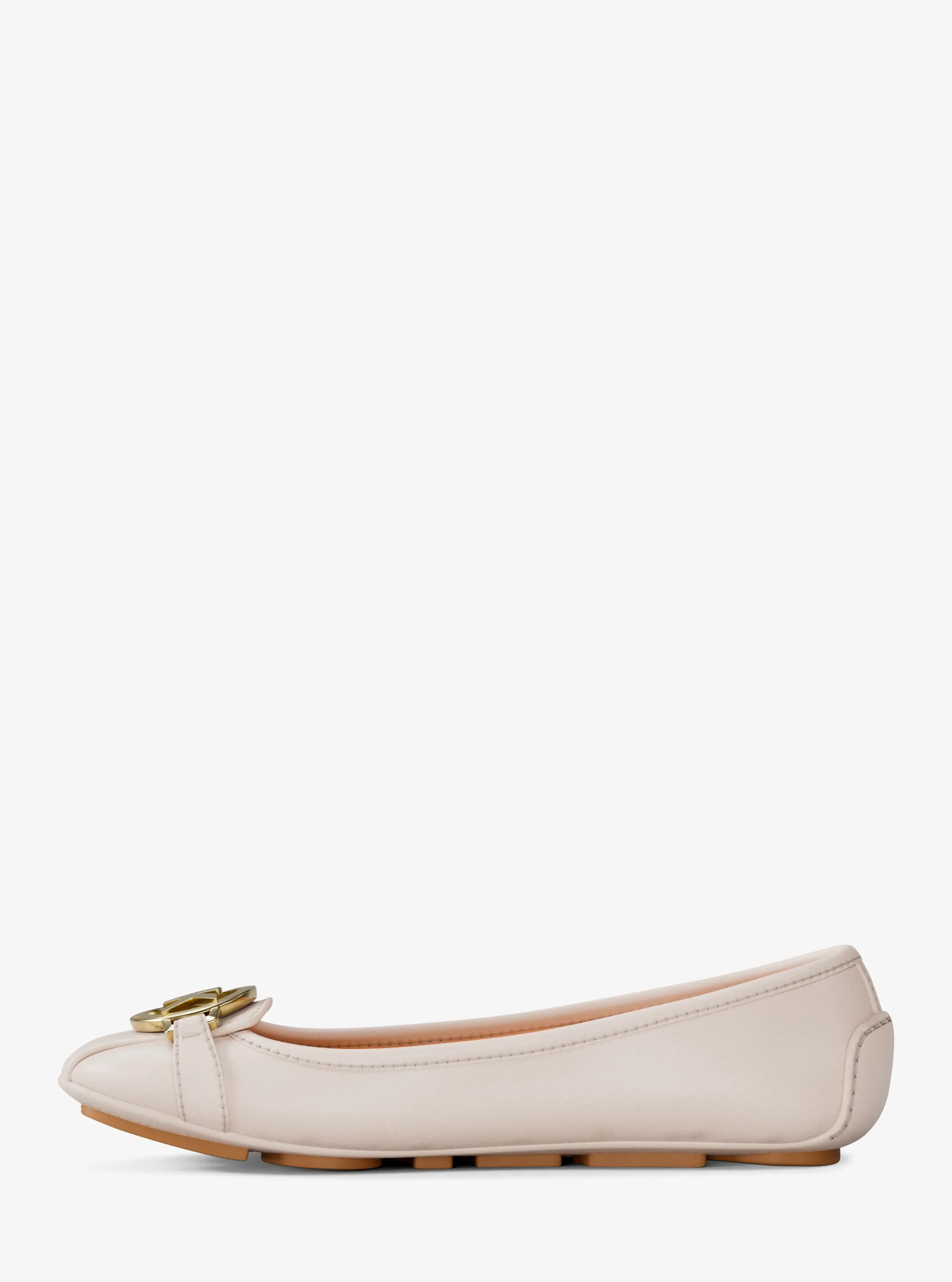 Мокасины Michael Kors Fulton Leather Moccasin, цвет: Кремовый — фото 3