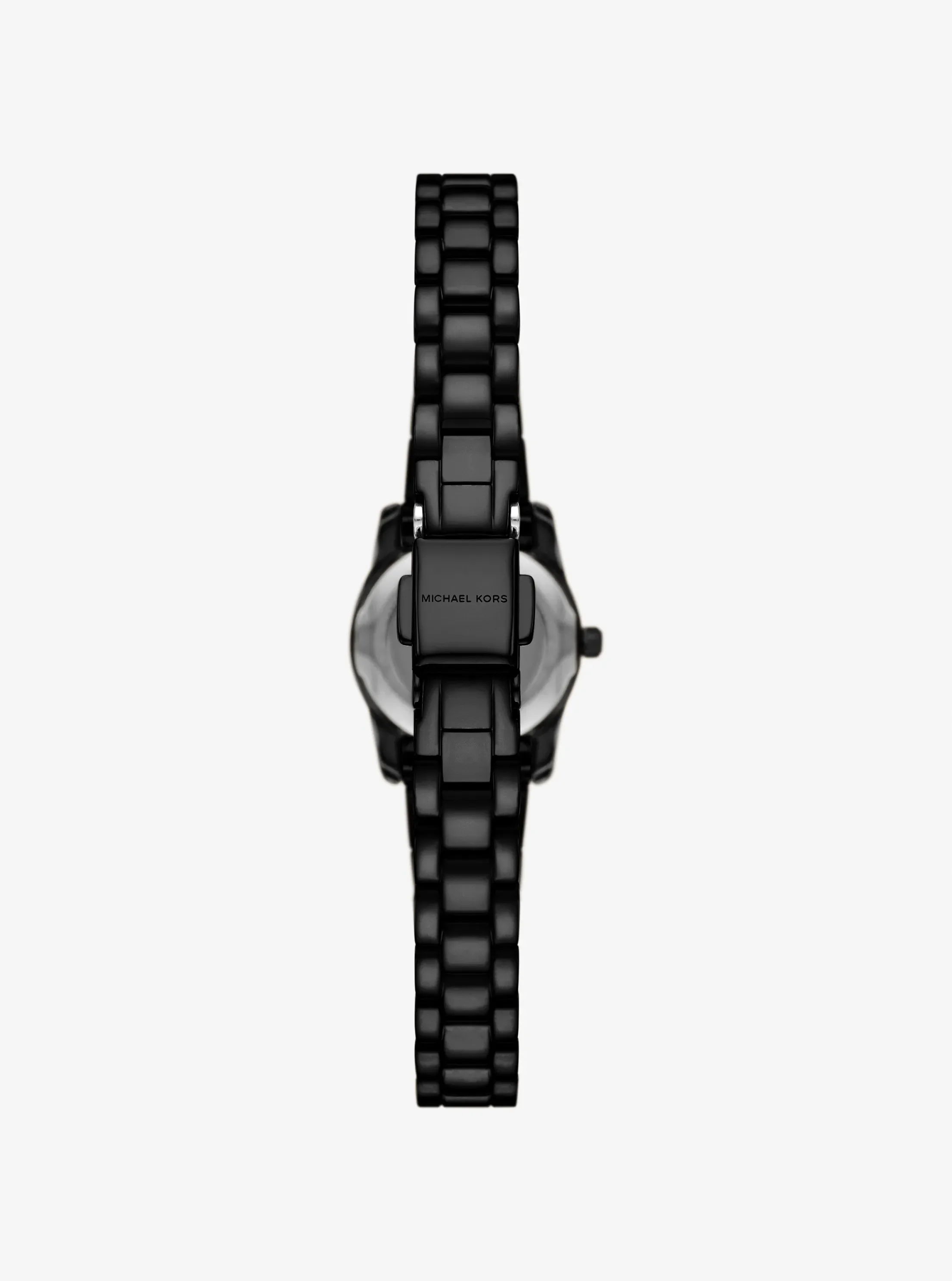 Женские часы Michael Kors Micro Lexington Black-Tone Watch, цвет: Чёрный — фото 3