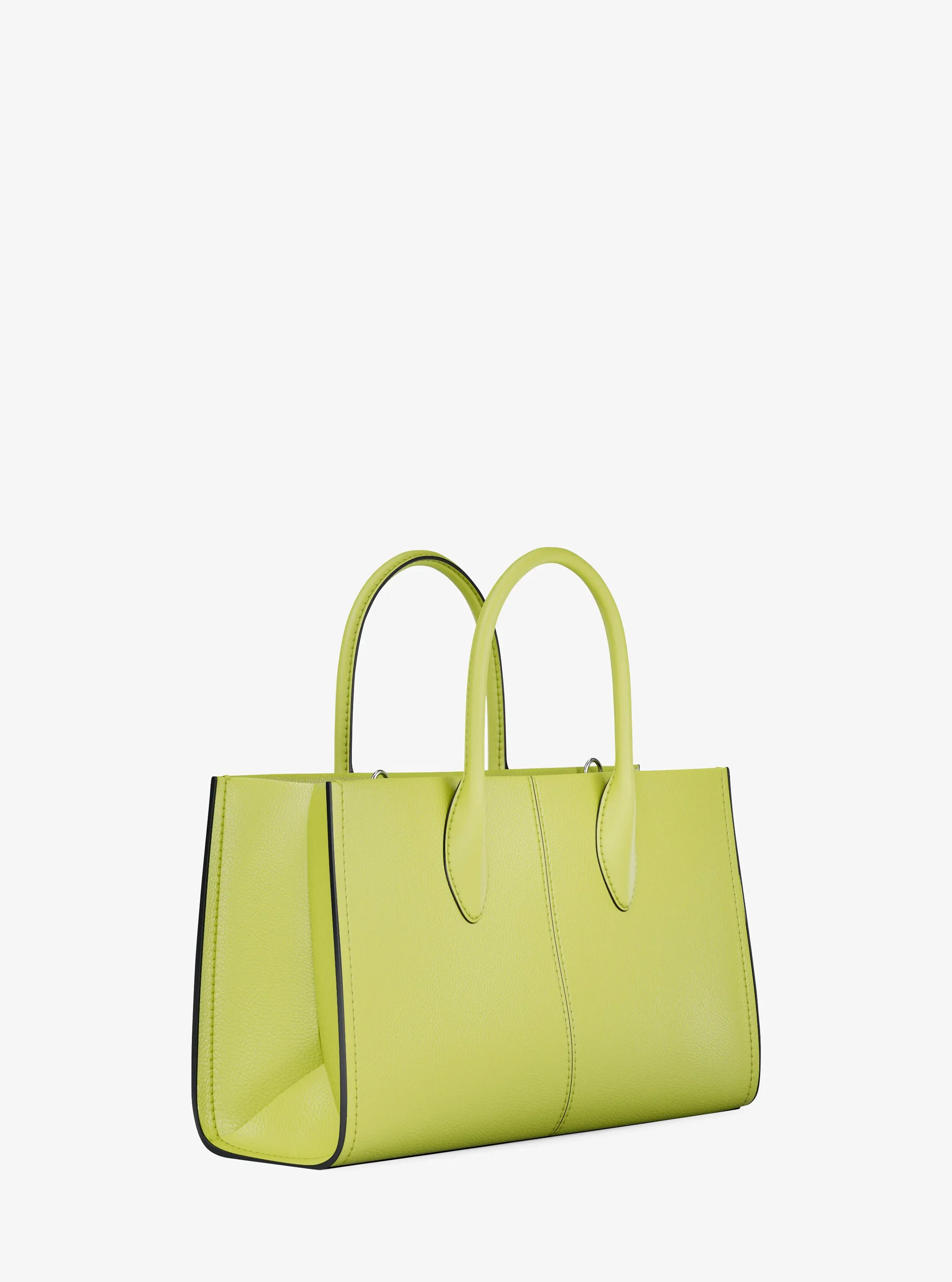 Michael Kors Mirella Medium Pebbled Leather Satchel — фото 3
