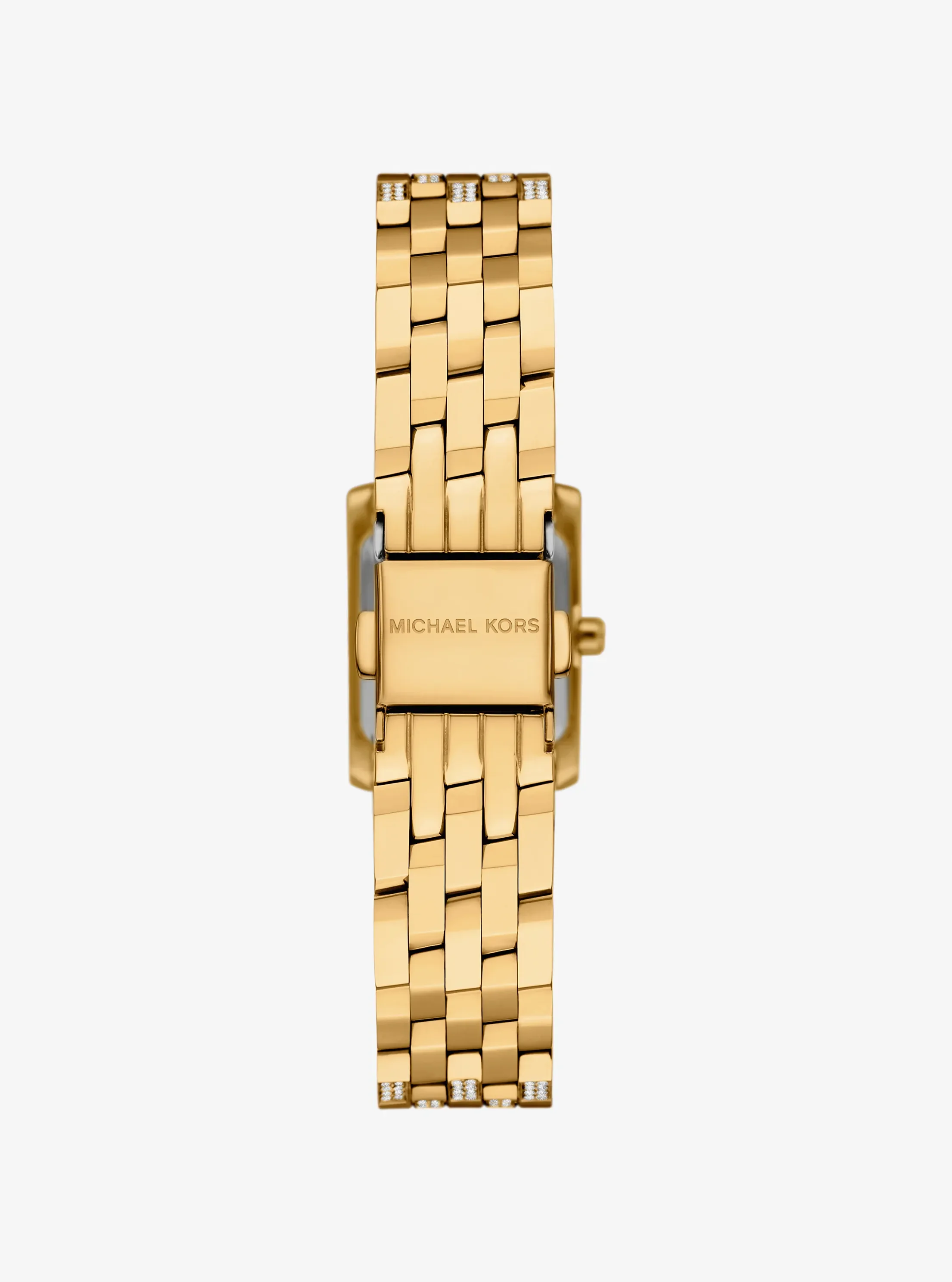 Женские часы Michael Kors Micro Georgie Pavé Gold-Tone Watch — фото 3