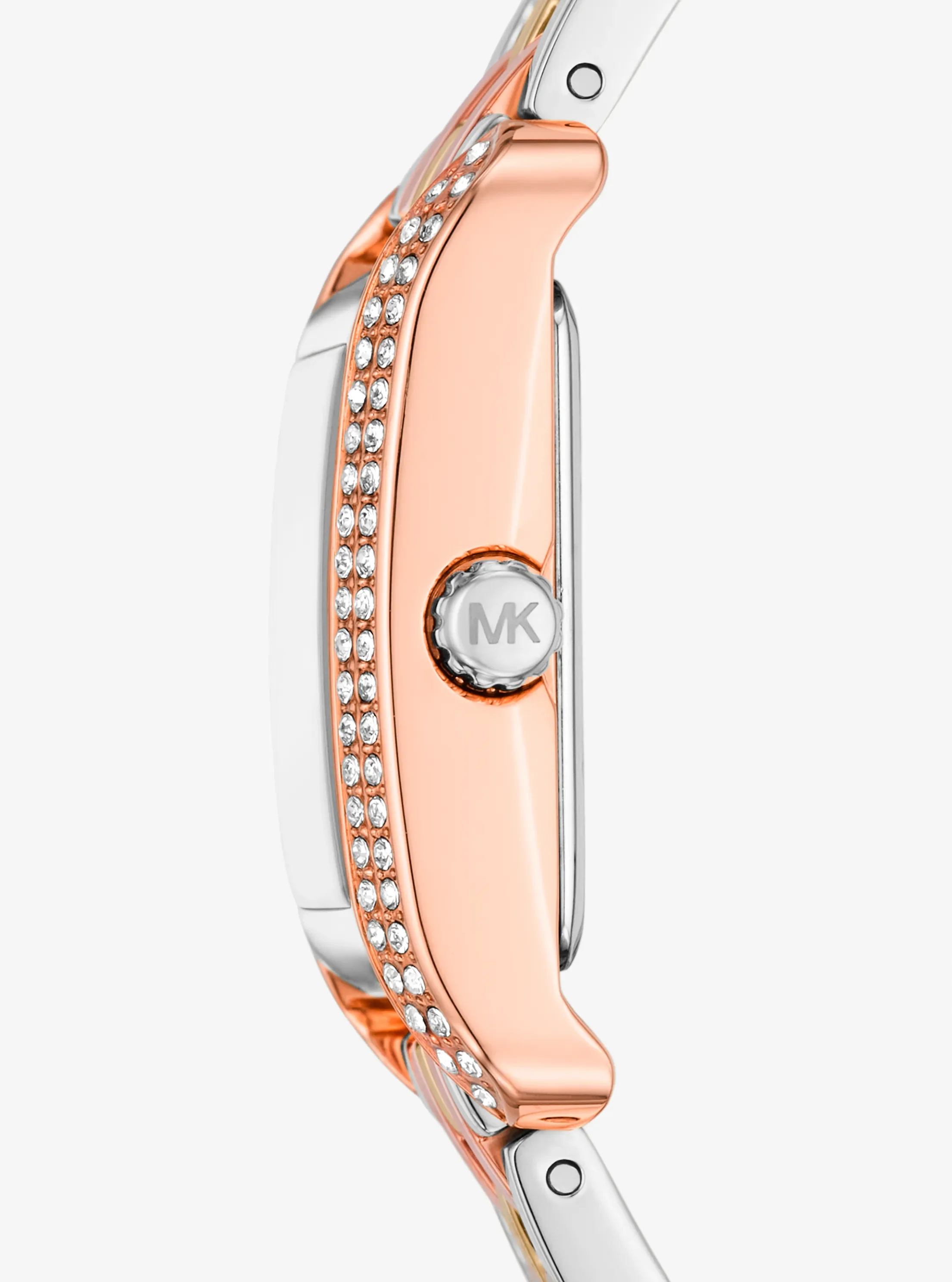 Часы Michael Kors Mini Monroe Pavé Tri-Tone Watch, цвет: Tri Tone — фото 2