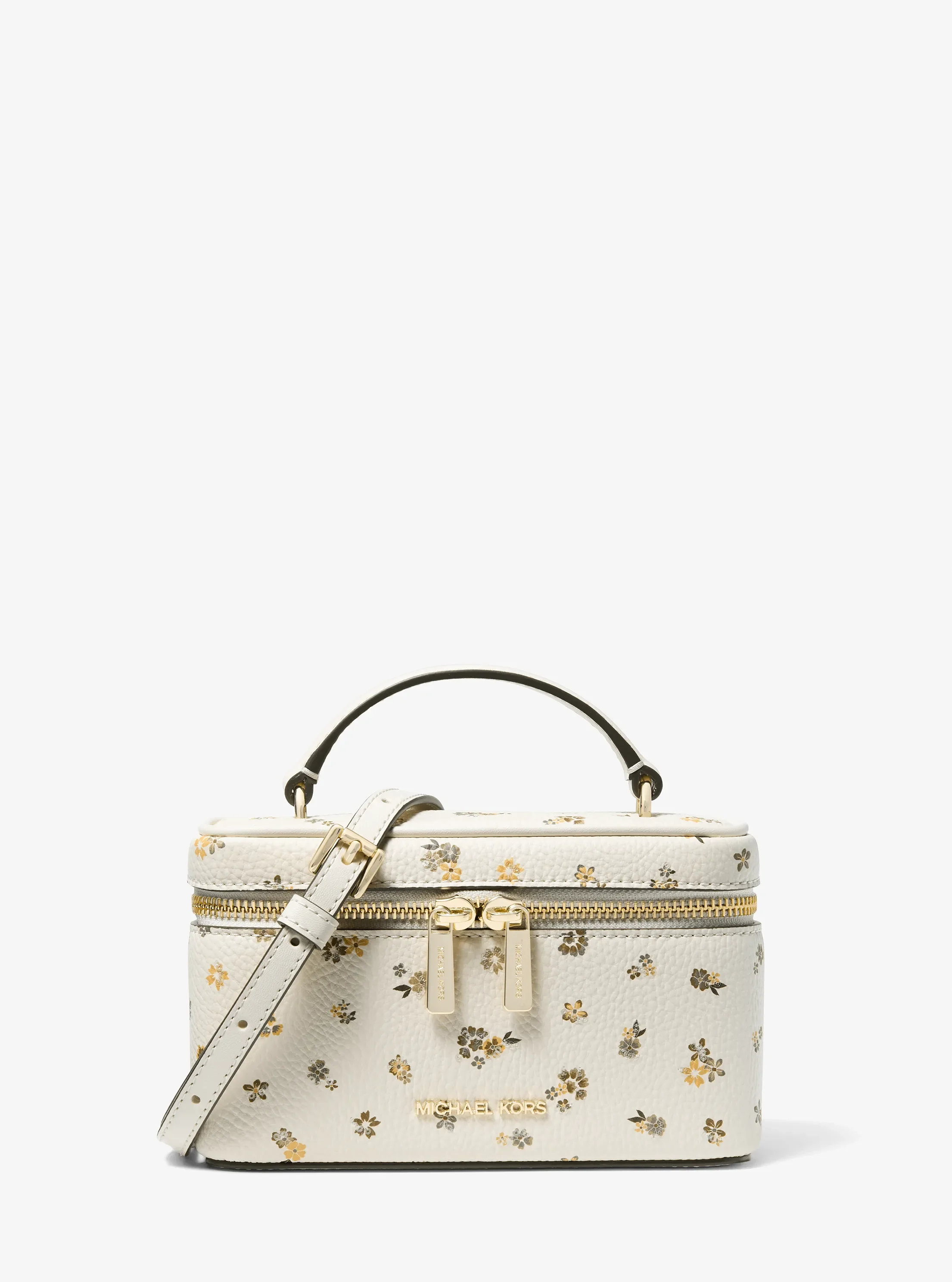 Michael Kors Vivi Small Floral Printed Vanity Crossbody Bag