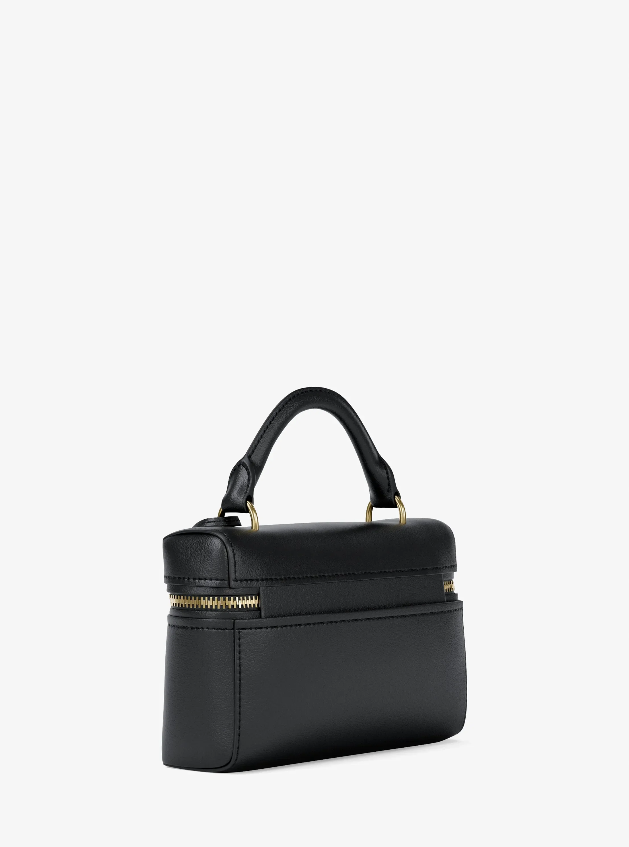 Женская сумка Michael Kors Jana Extra-Small Leather Convertible Crossbody, цвет: Чёрный — фото 3