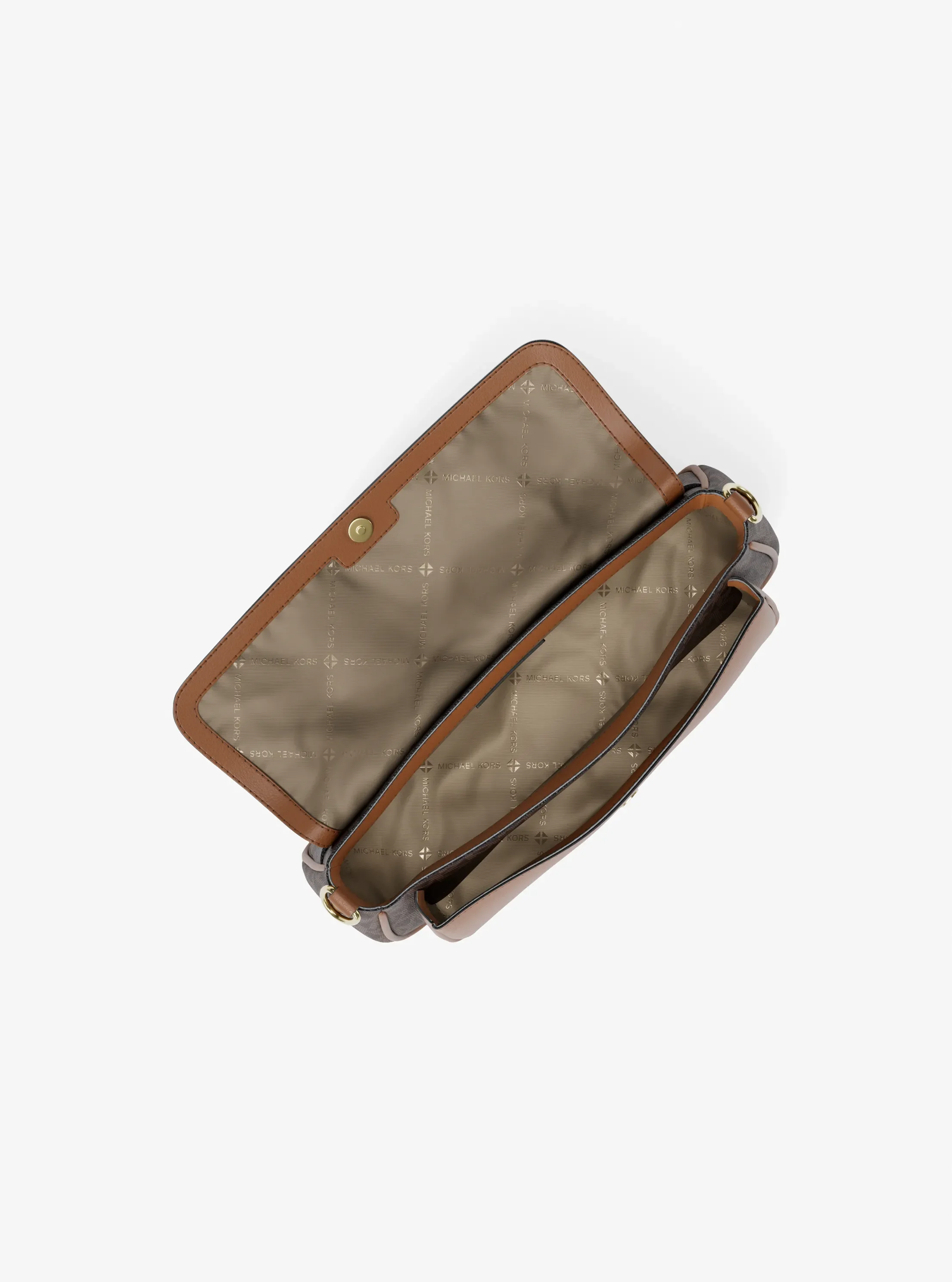 Сумки Michael Kors Jet Set Travel Small Signature Logo Crossbody With Pouch — фото 2