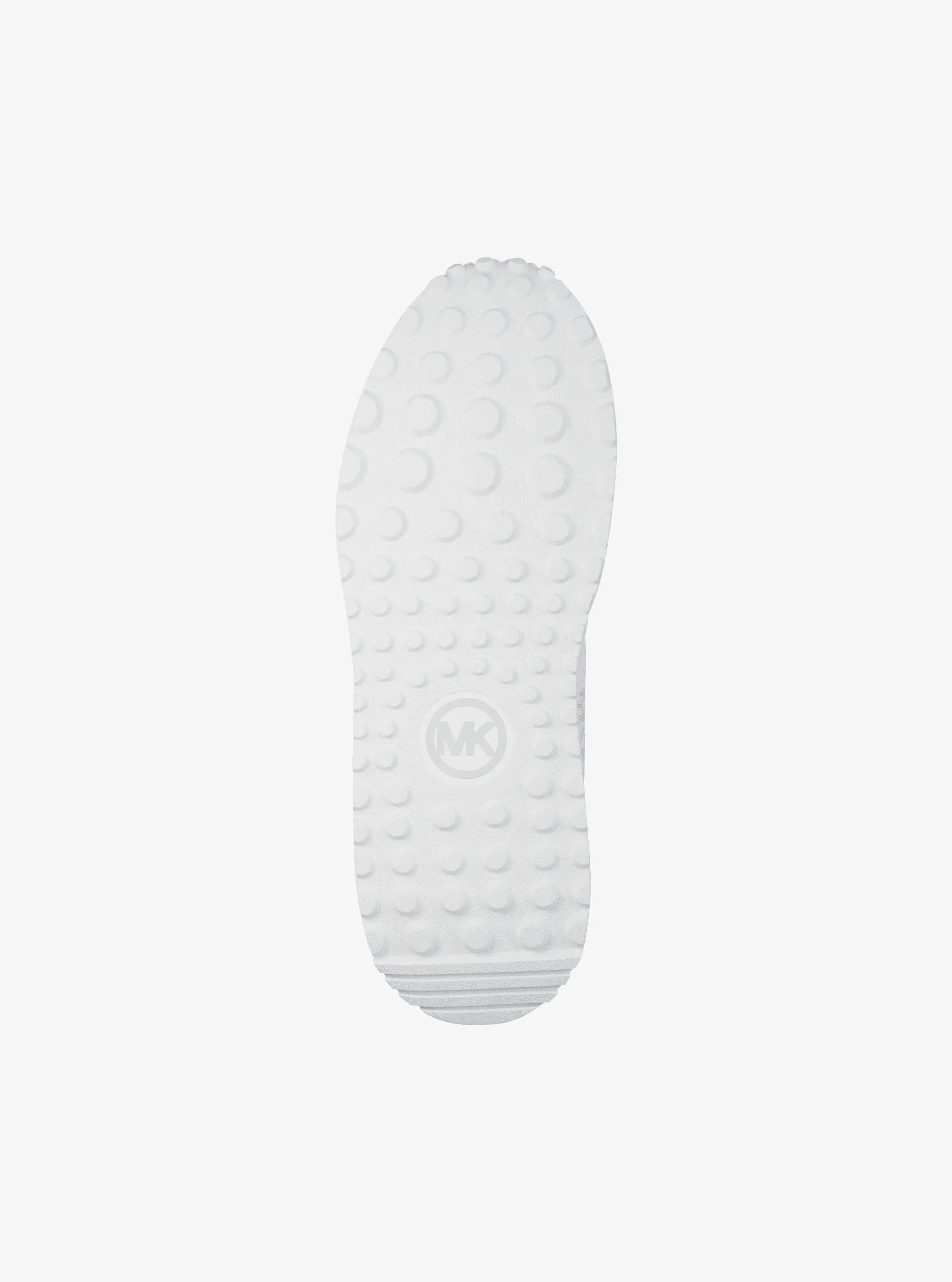 Кроссовки Michael Kors Dax Mixed-Media Trainer, цвет: Яркий белый — фото 6