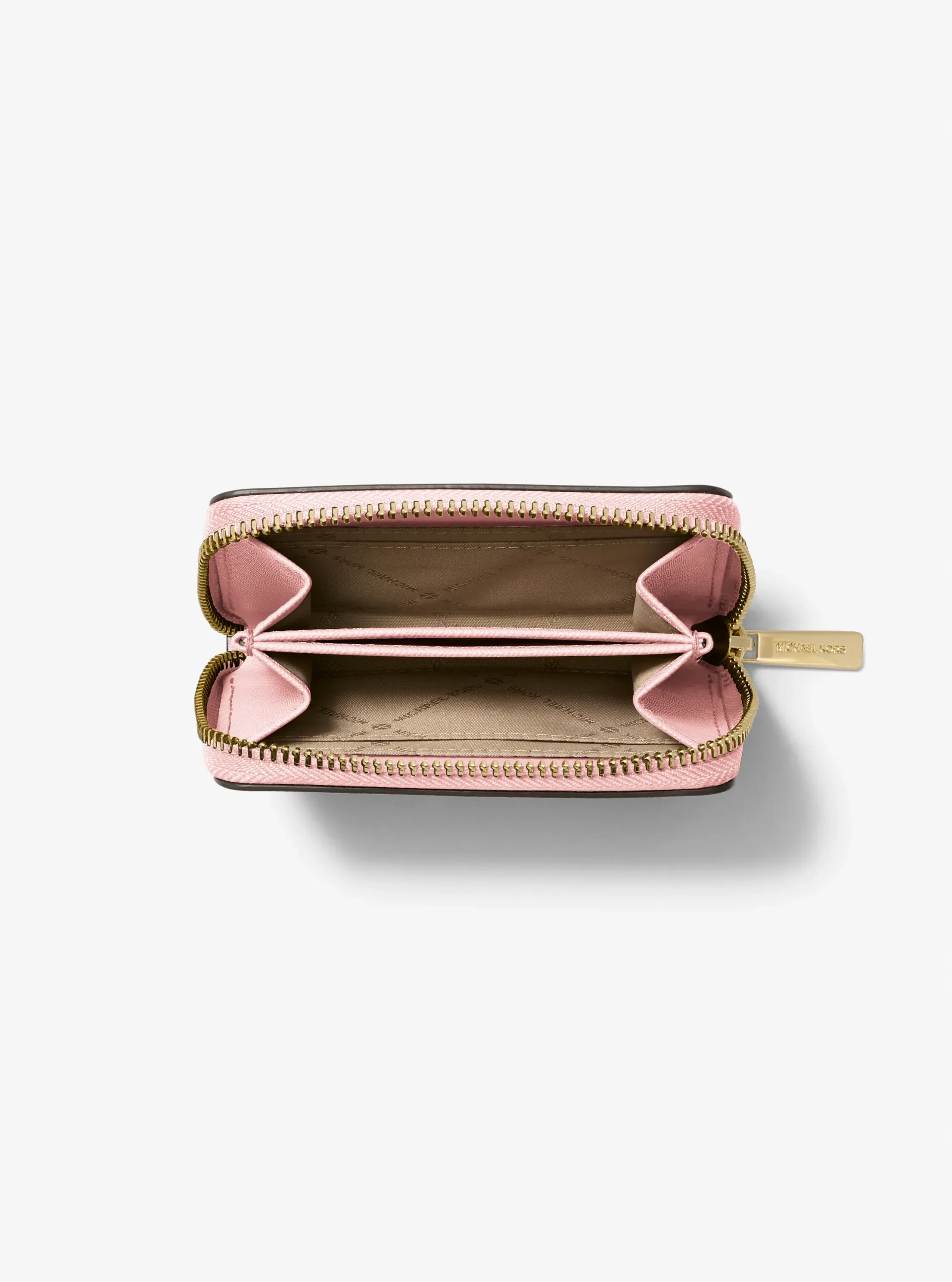 Кошельки Michael Kors Jet Set Travel Medium Saffiano Leather Wallet — фото 2