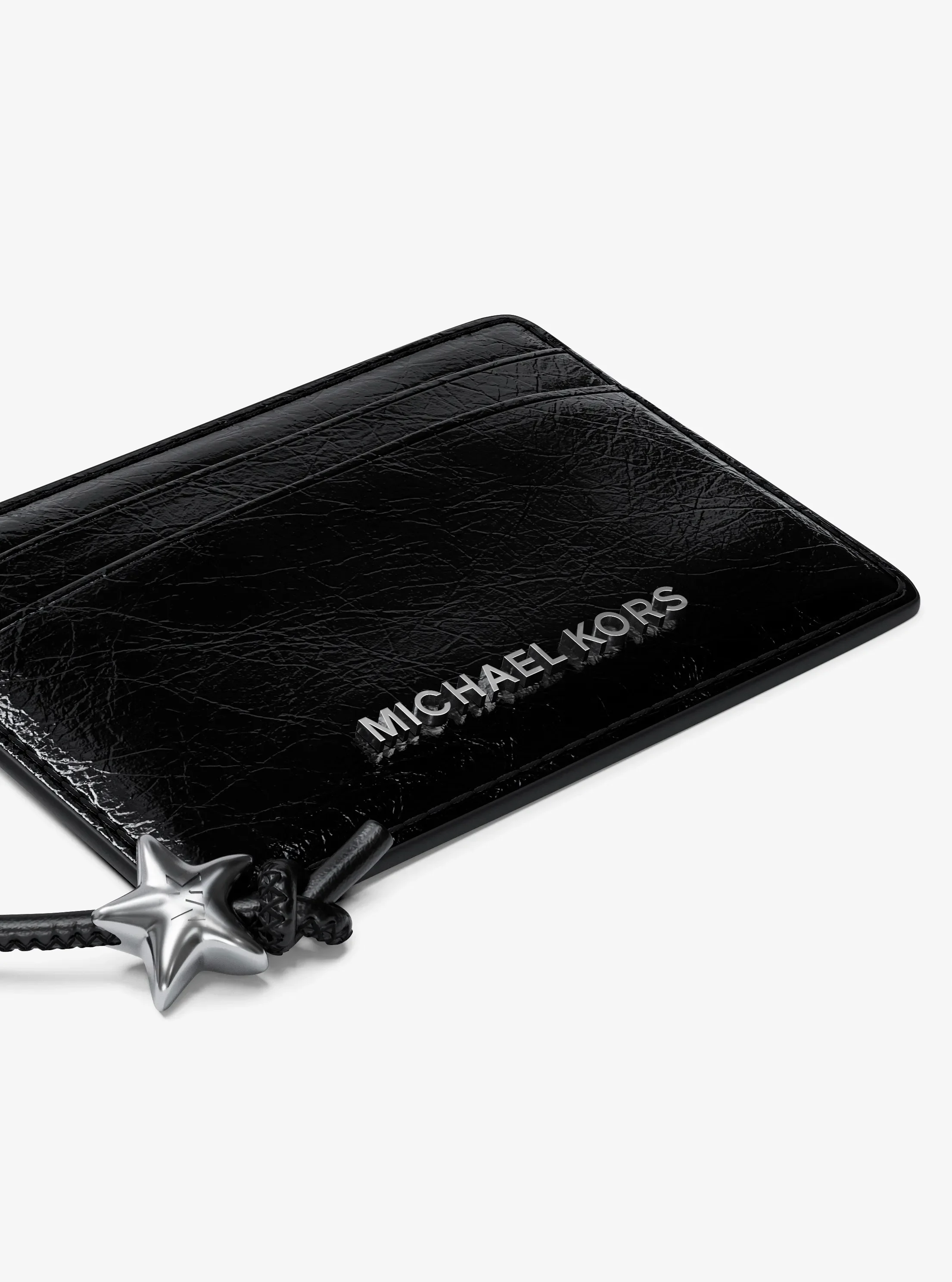 Женский кошелёк Michael Kors Jet Set Small Card Case Wristlet, цвет: Чёрный — фото 4