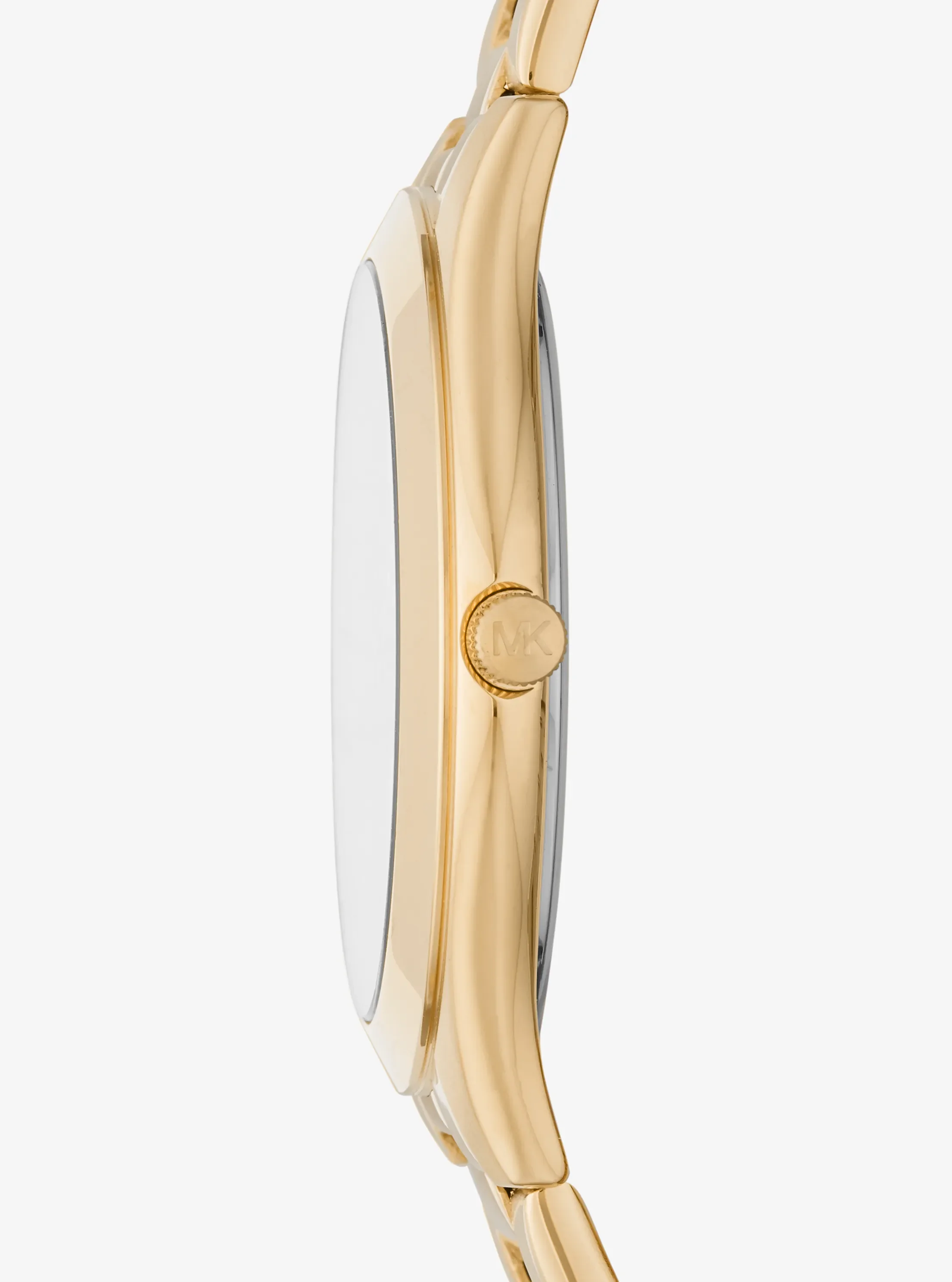Часы Michael Kors Oversized Aspyn Gold-Tone Watch, цвет: Золотой — фото 2