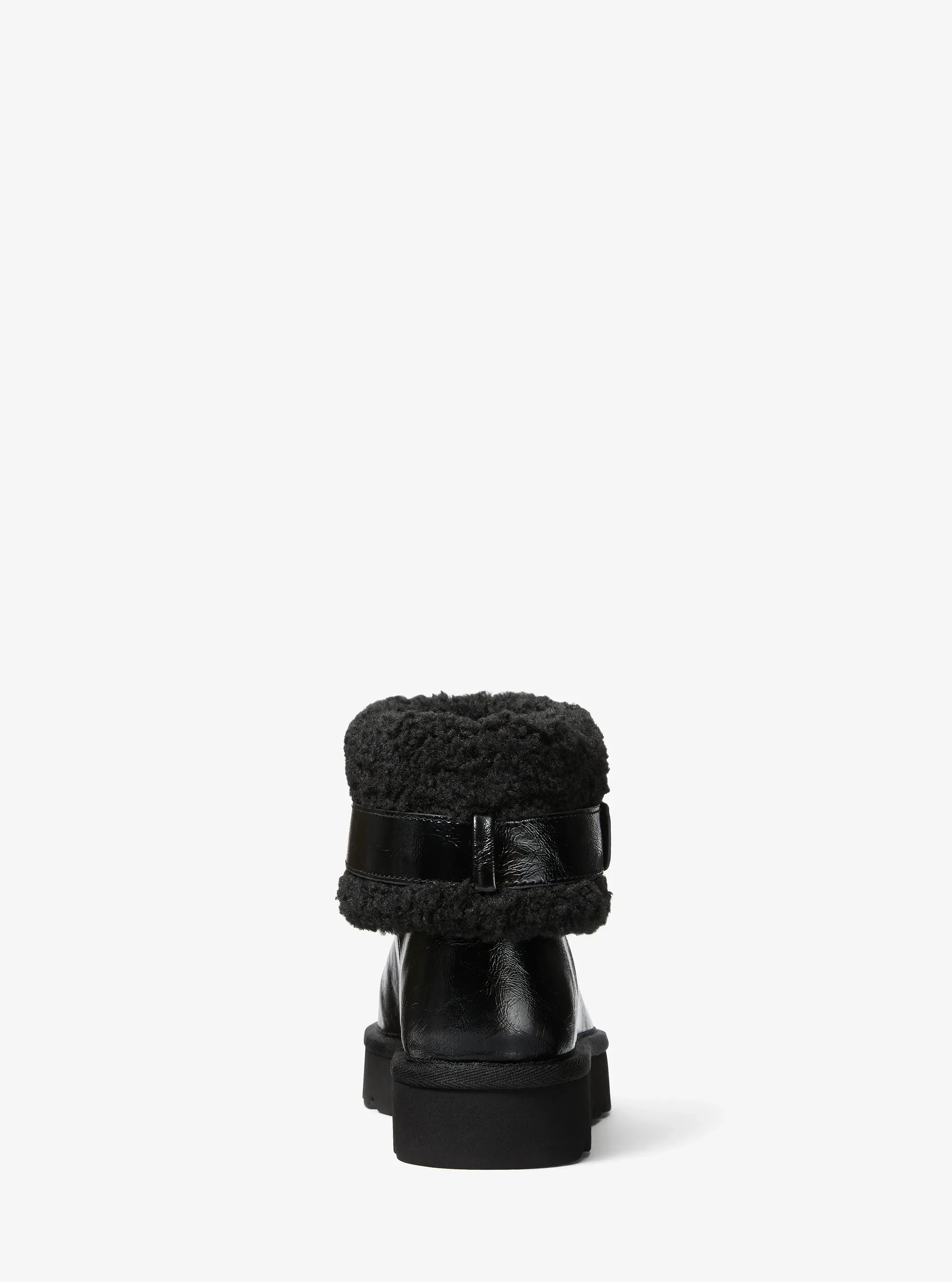 Ботинки Michael Kors Winnie Faux Shearling Boot, цвет: Чёрный — фото 3