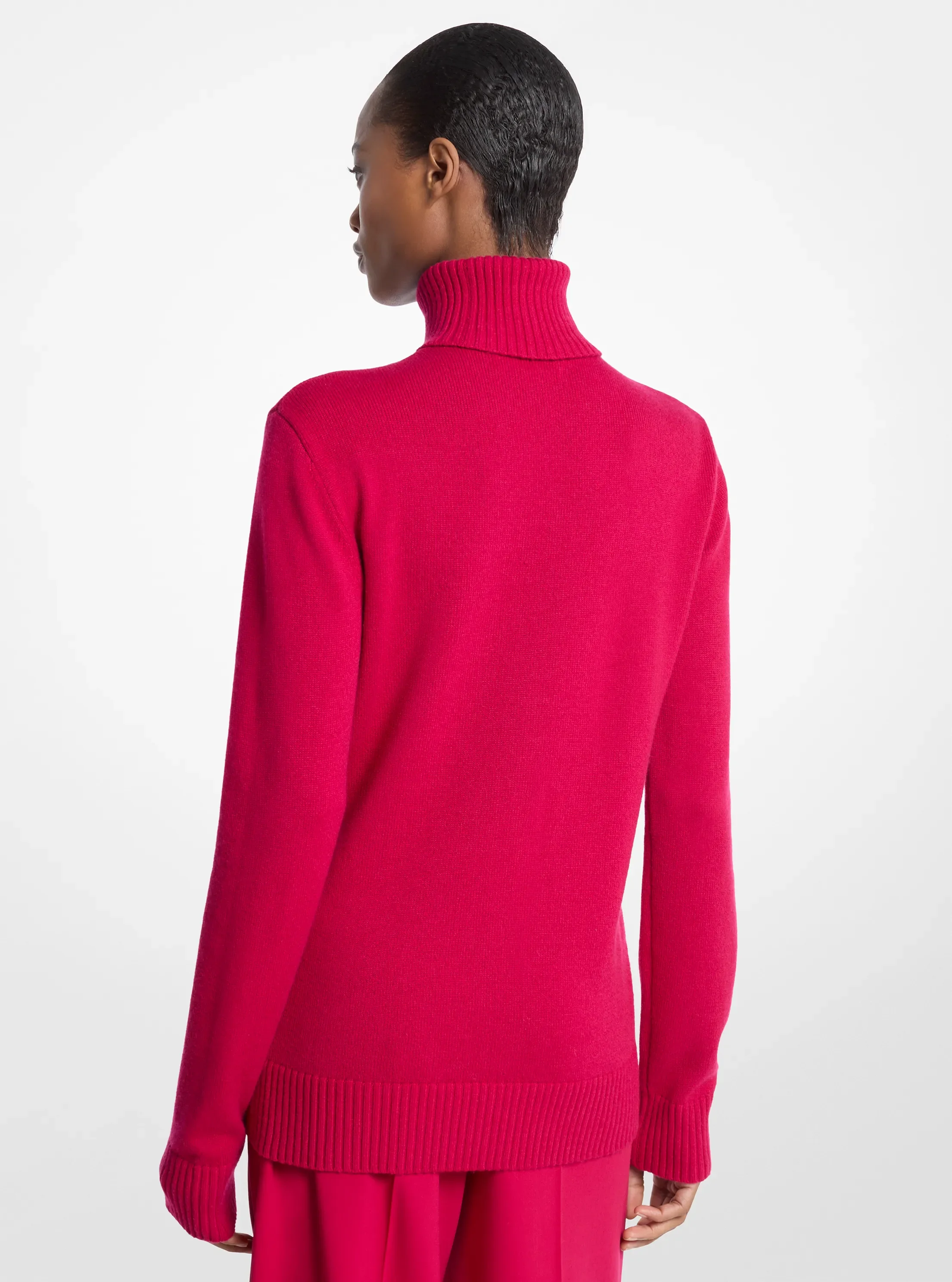 Женские свитеры Michael Kors Joan Cashmere Turtleneck Sweater — фото 2