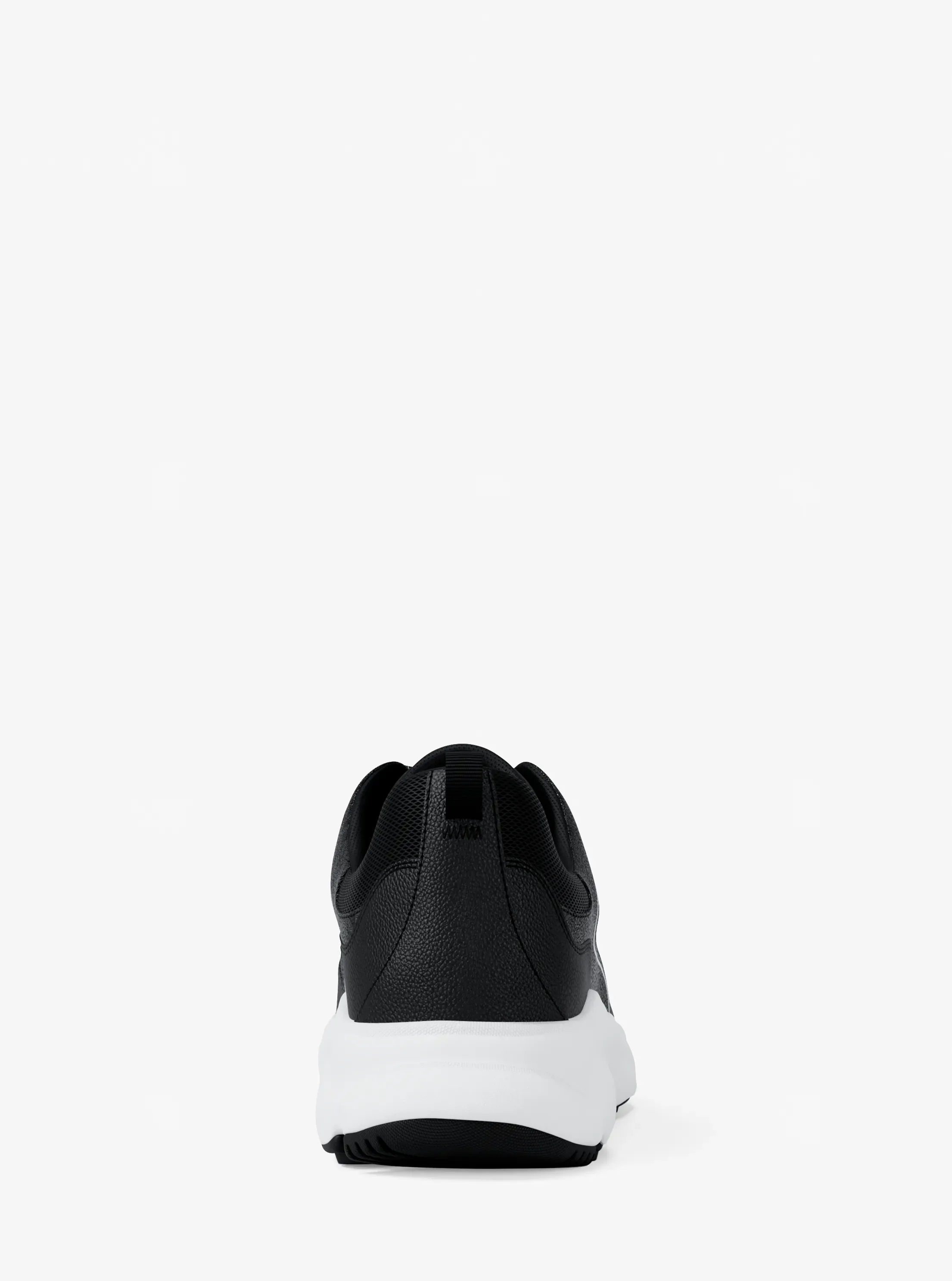 Кроссовки Michael Kors Jett Mixed-Media Trainer, цвет: Чёрный — фото 4