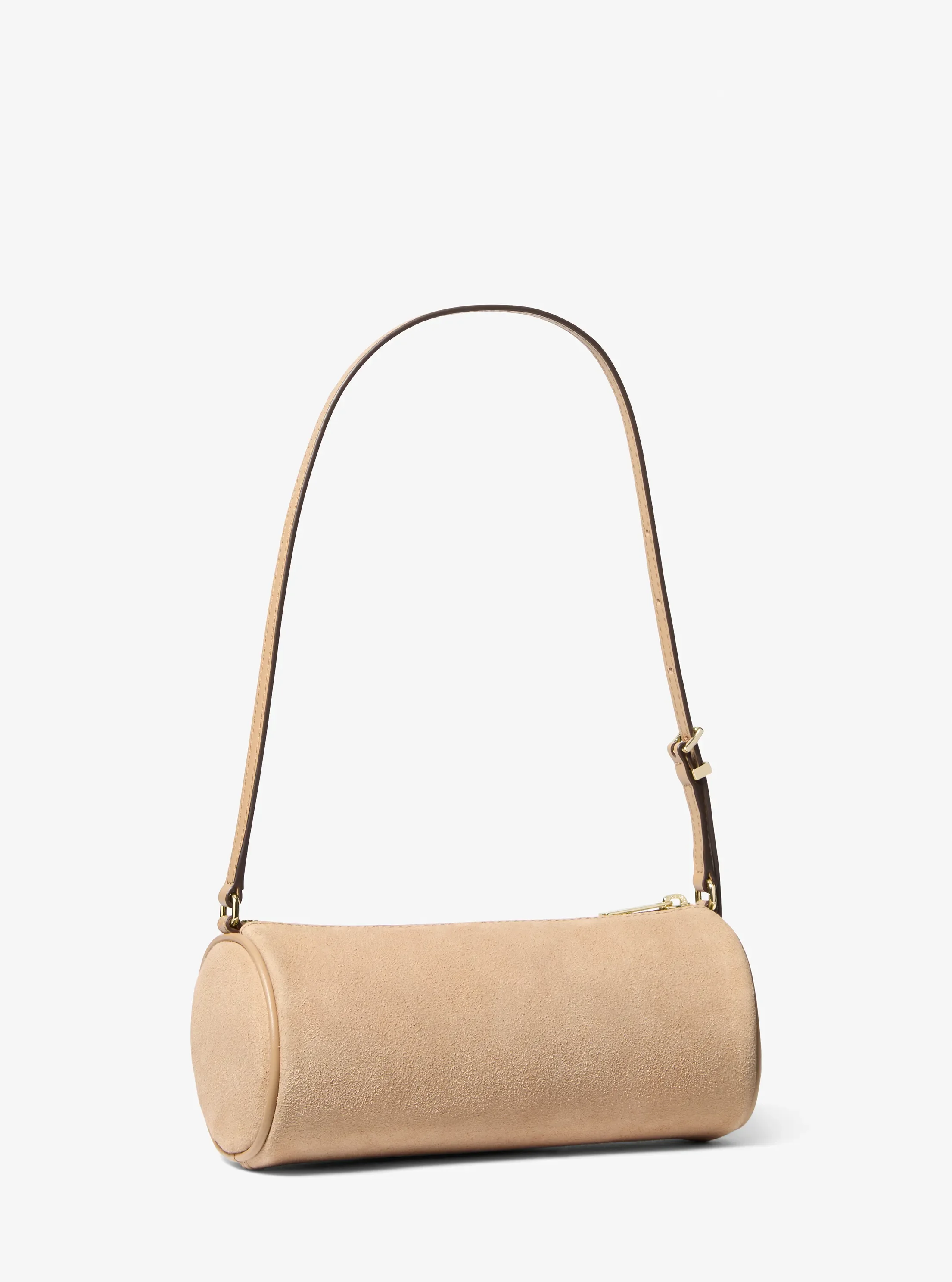 Сумка Michael Kors Ashton Small Barrel Pochette, цвет: Верблюжий — фото 3