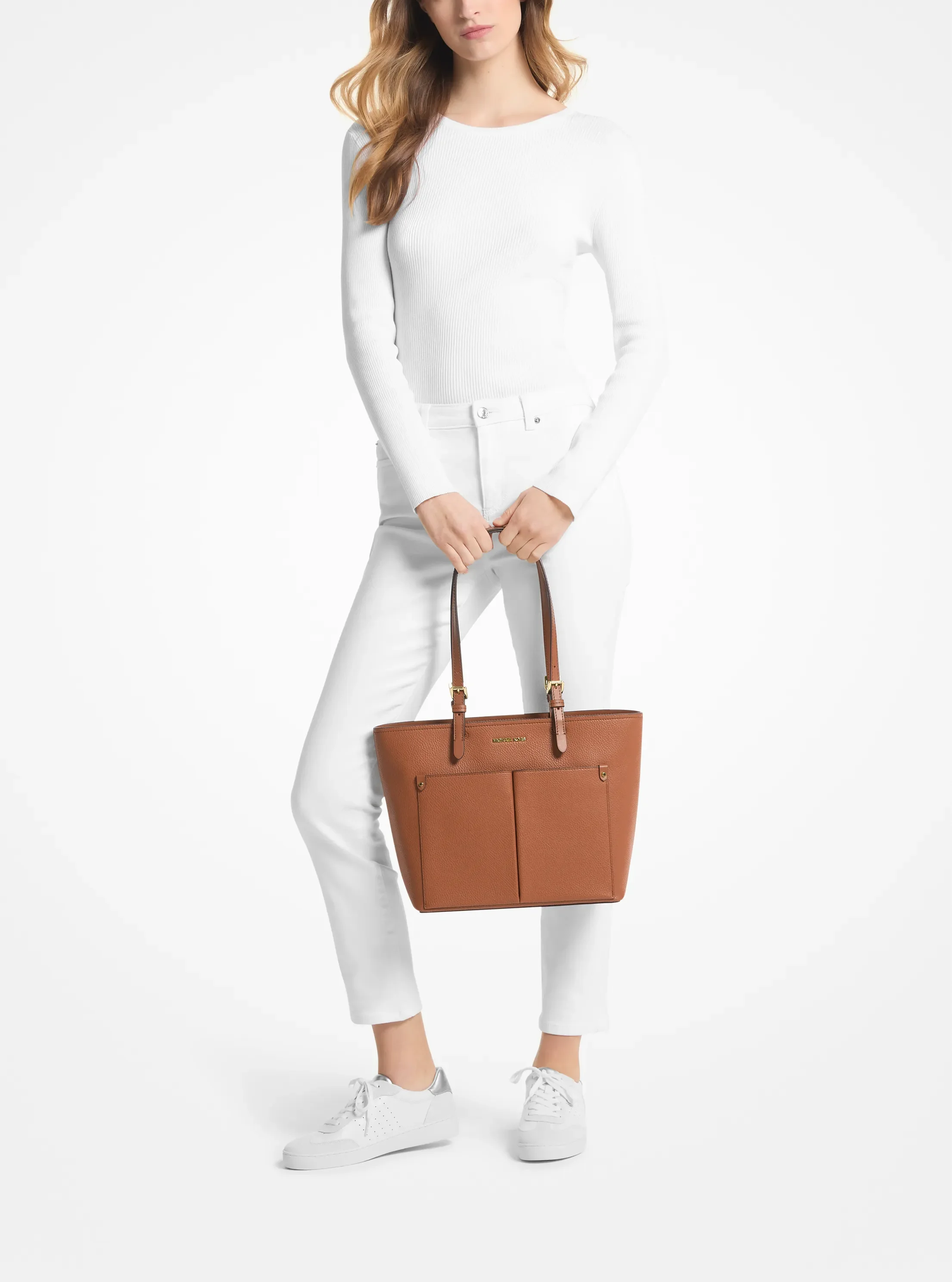 Michael Kors Jet Set Medium Pocket Tote Bag — фото 3