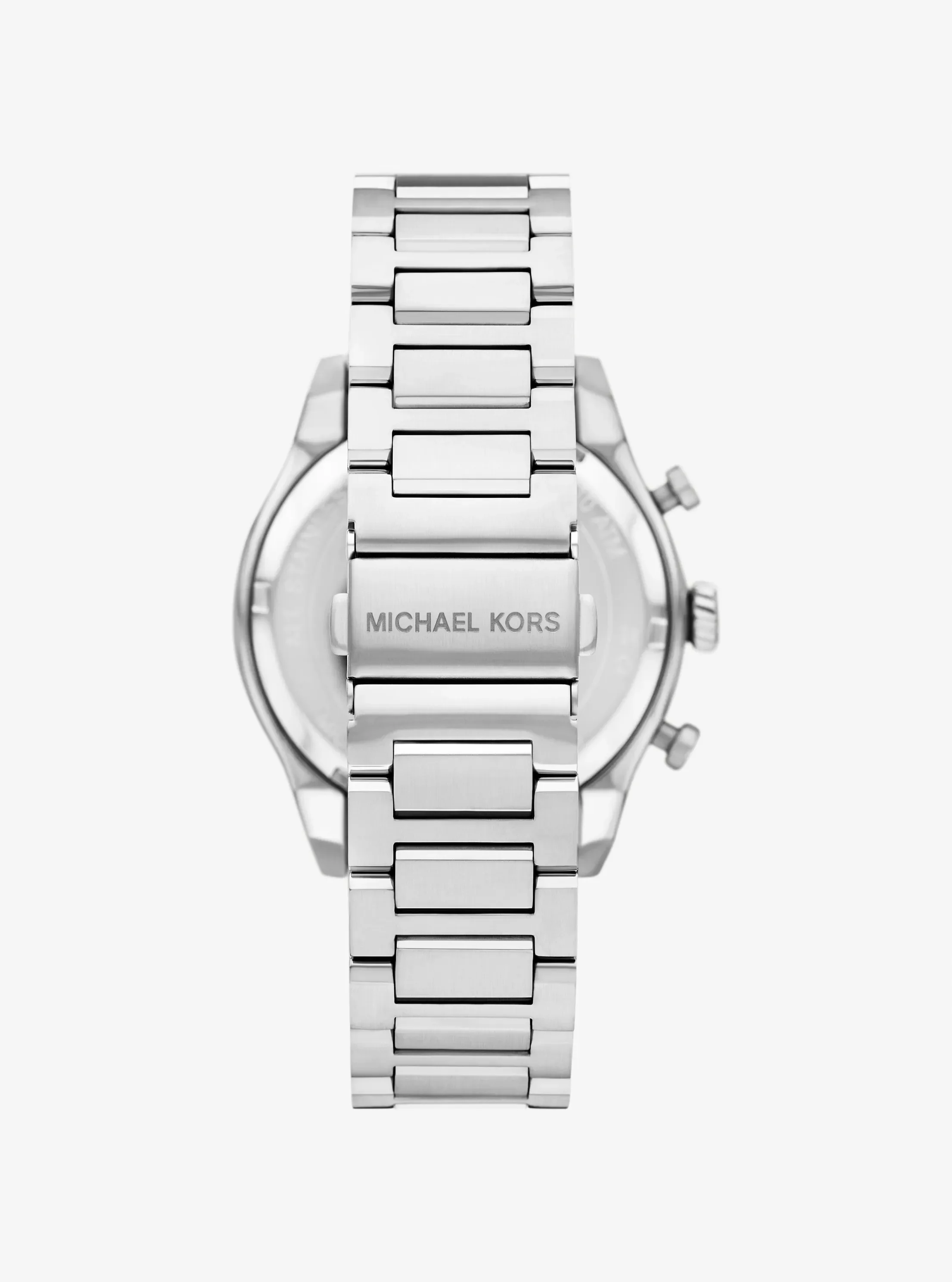 Мужские часы Michael Kors Oversized Panorama Silver-Tone Watch — фото 3