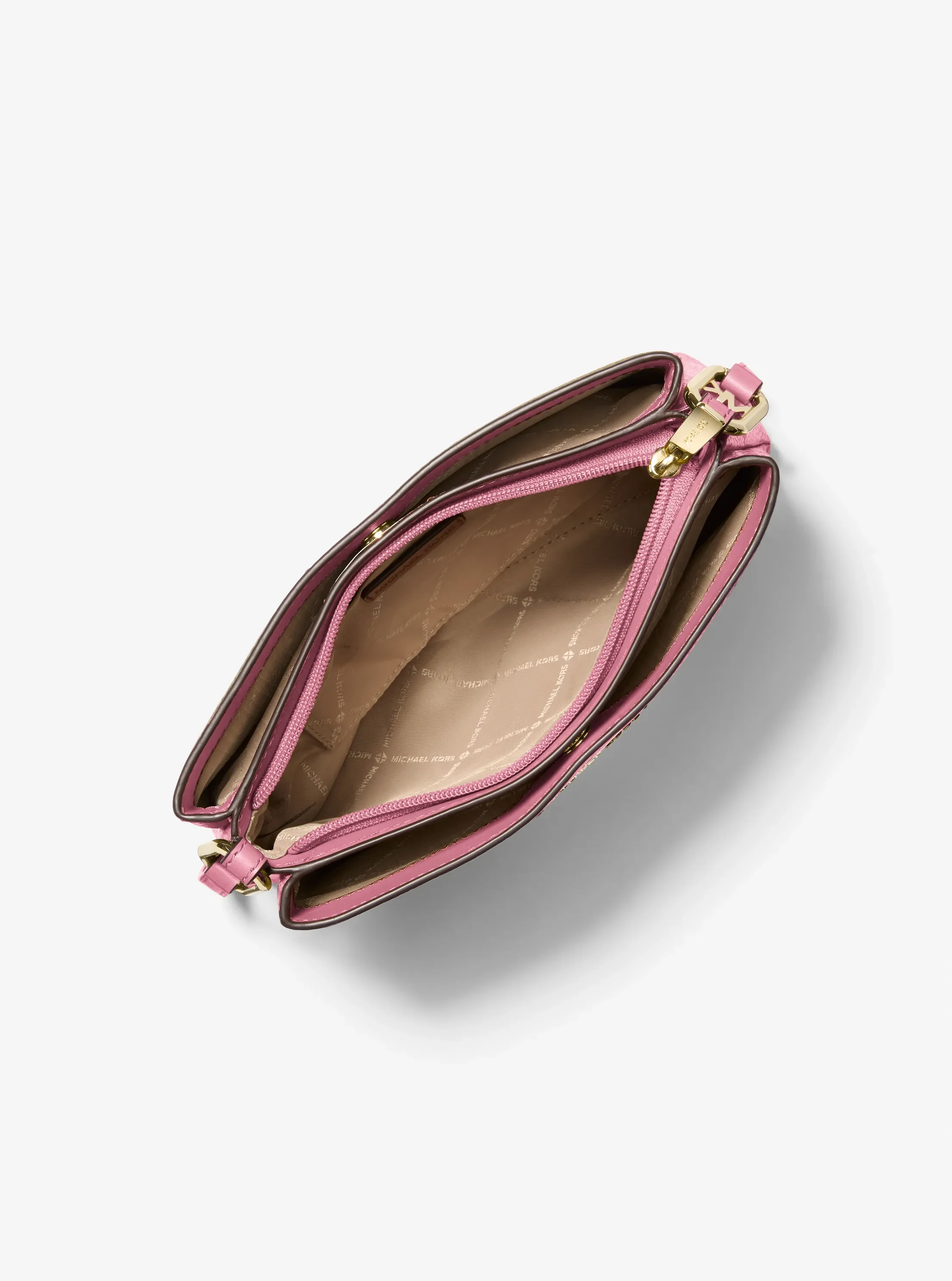 Michael Kors Trisha Medium Pebbled Leather Crossbody Bag — фото 2