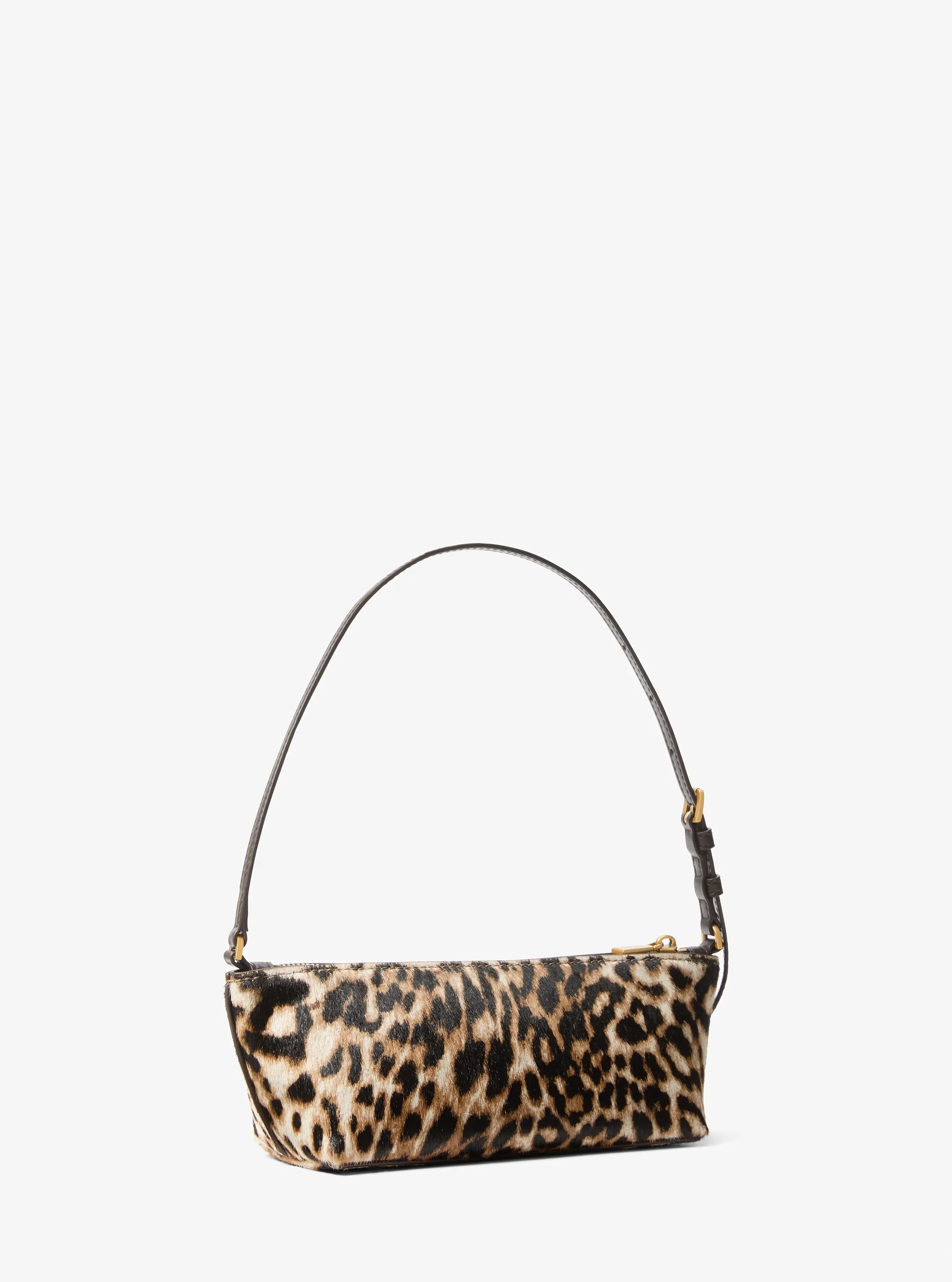 Michael Kors Laila Small Leopard Print Calf Hair Pochette — фото 3