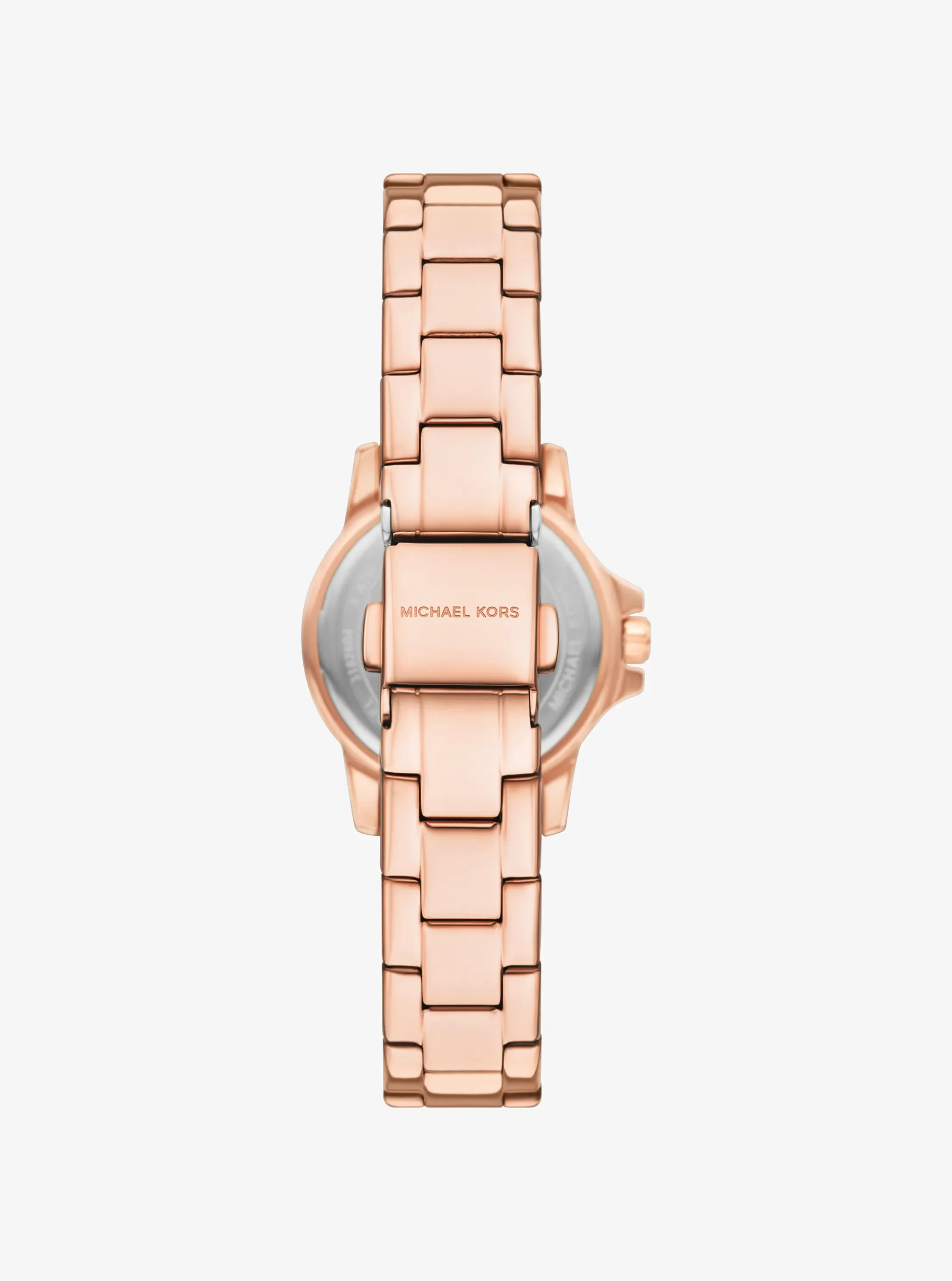 Часы Michael Kors Petite Everest Pavé Rose Gold-Tone Watch and Bracelets Jewelry Gift Set, цвет: Розовое золото — фото 3
