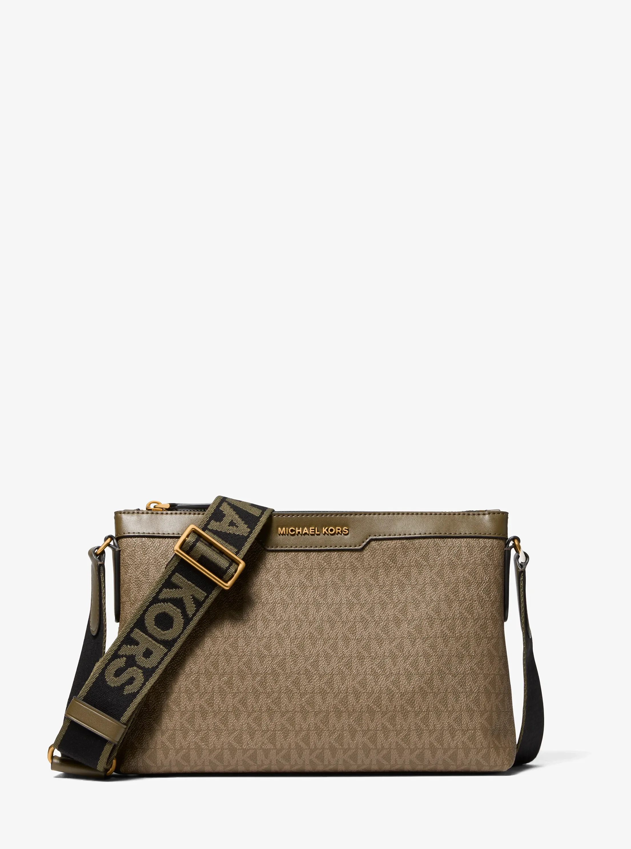 Мужские сумки Michael Kors Hudson Signature Logo Messenger