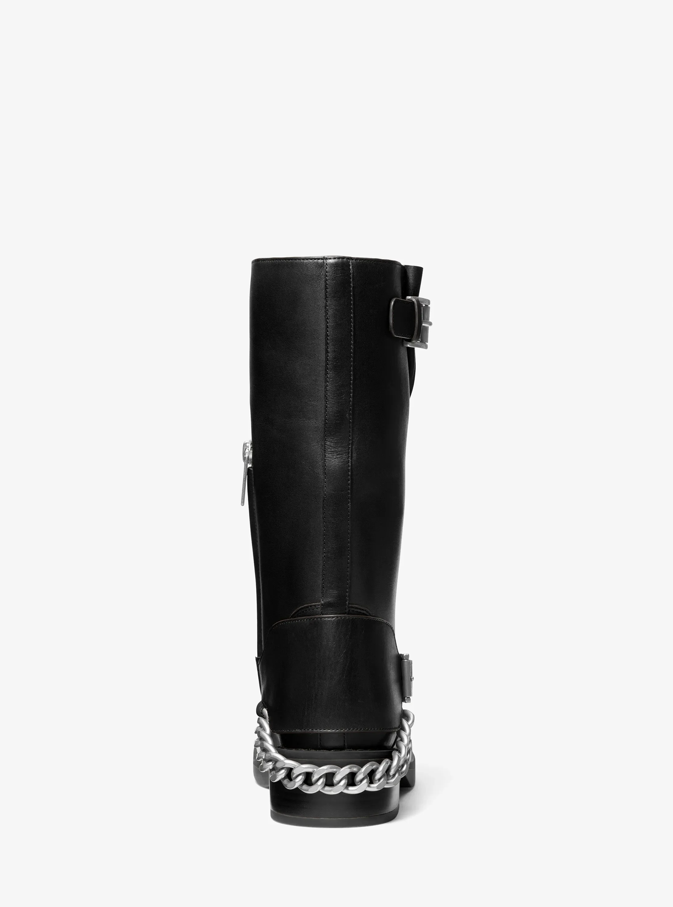 Женские ботинки Michael Kors Cayden Leather Boot, цвет: Чёрный — фото 3