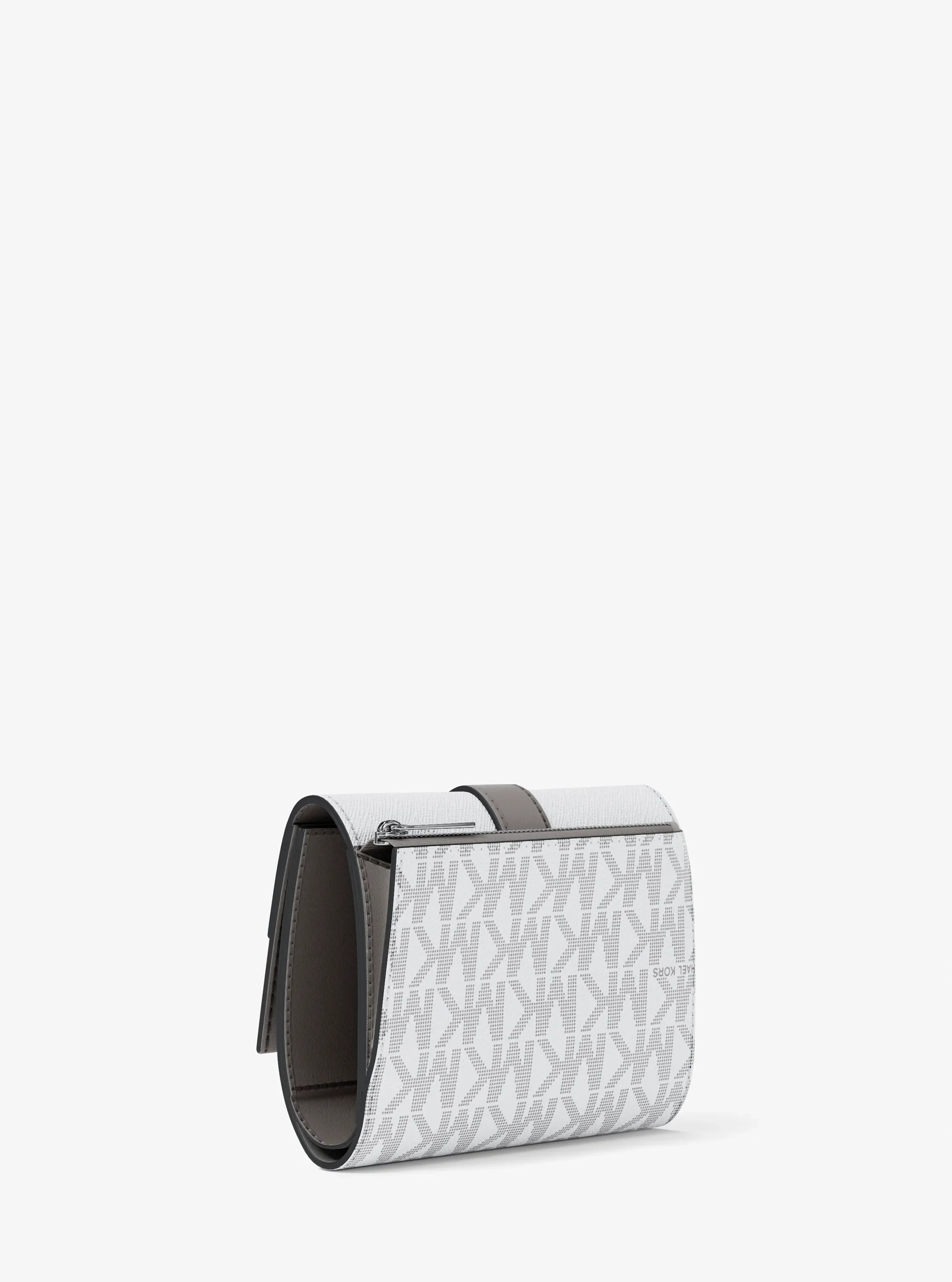 Кошельки Michael Kors Greenwich Medium Signature Logo Trifold Wallet — фото 4