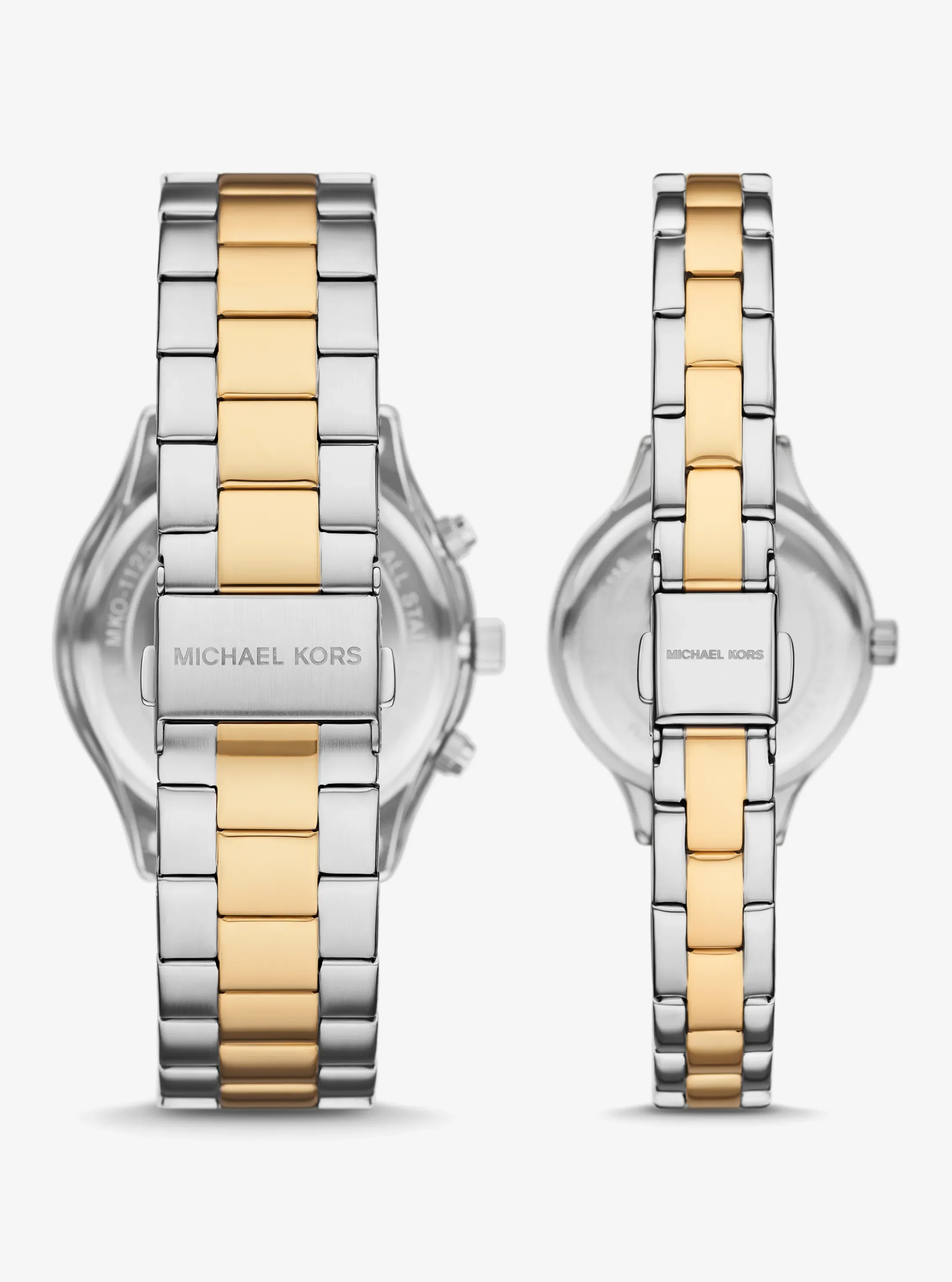 Часы Michael Kors Aspyn His and Hers Pavé Two-Tone Watch Set, цвет: Двухцветный — фото 3