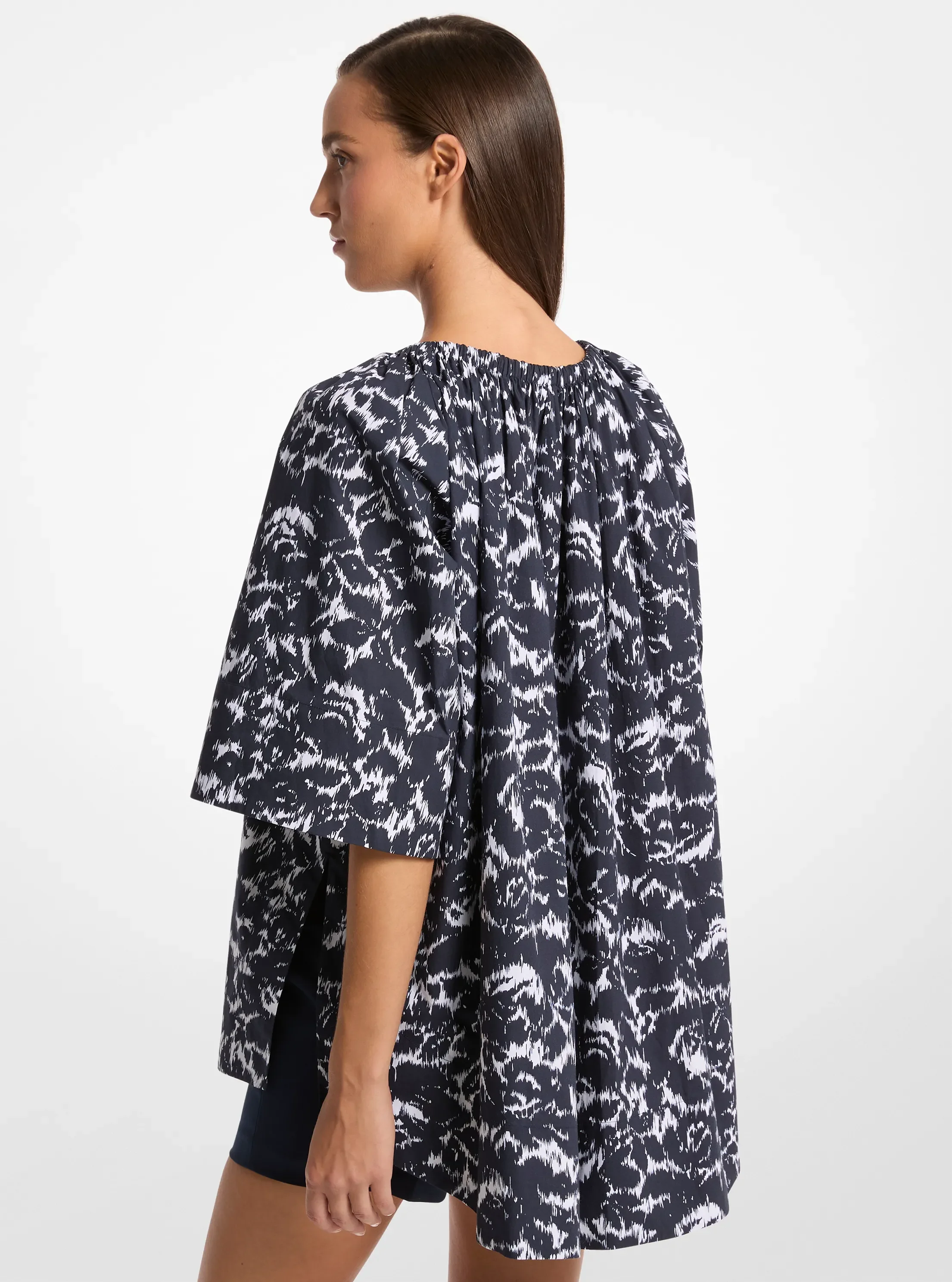 Женские блузки Michael Kors Floral Chiné Cotton Poplin Blouse — фото 2
