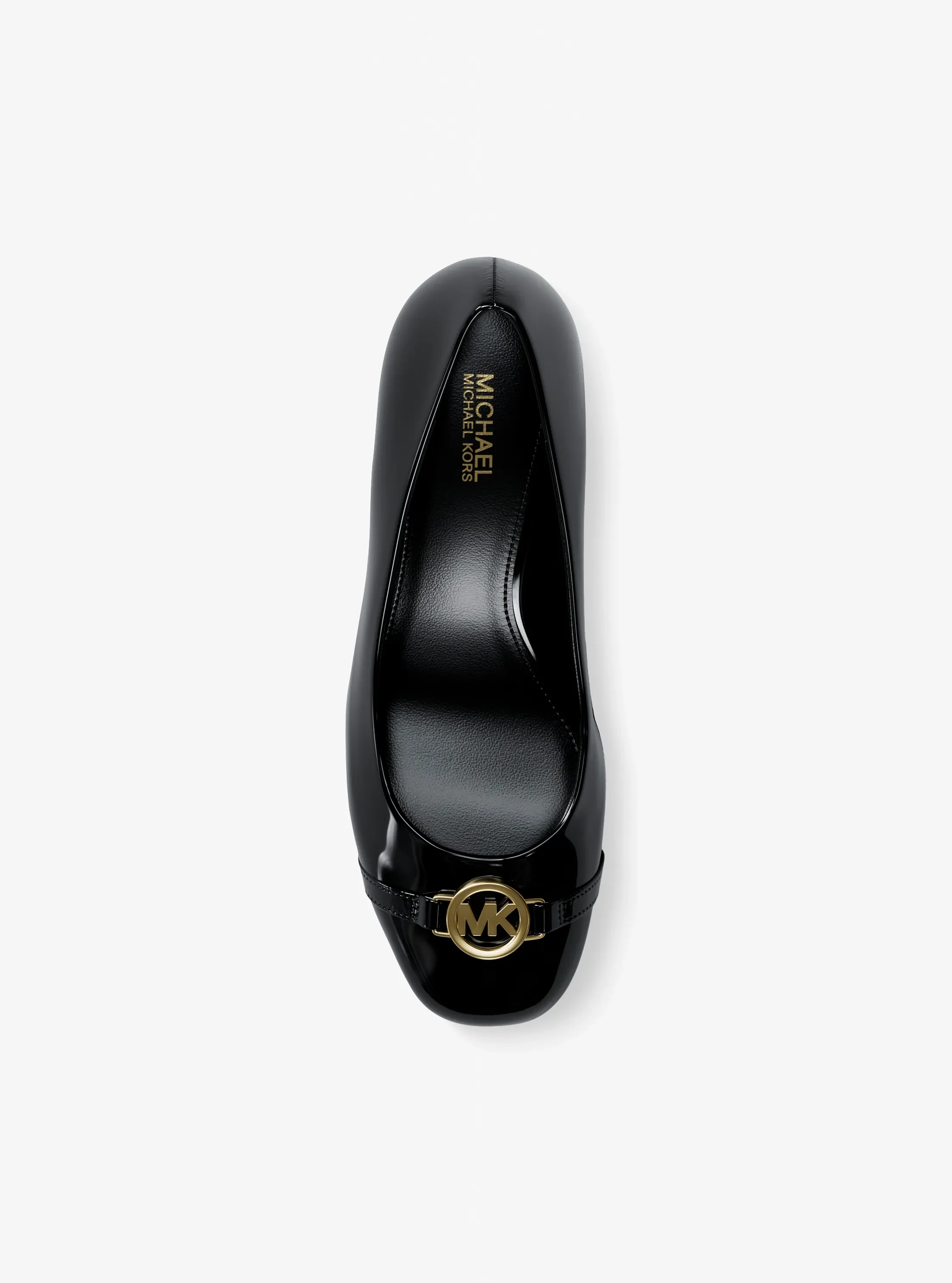Туфли Michael Kors Dori Patent Block Heel Pump, цвет: Чёрный — фото 5
