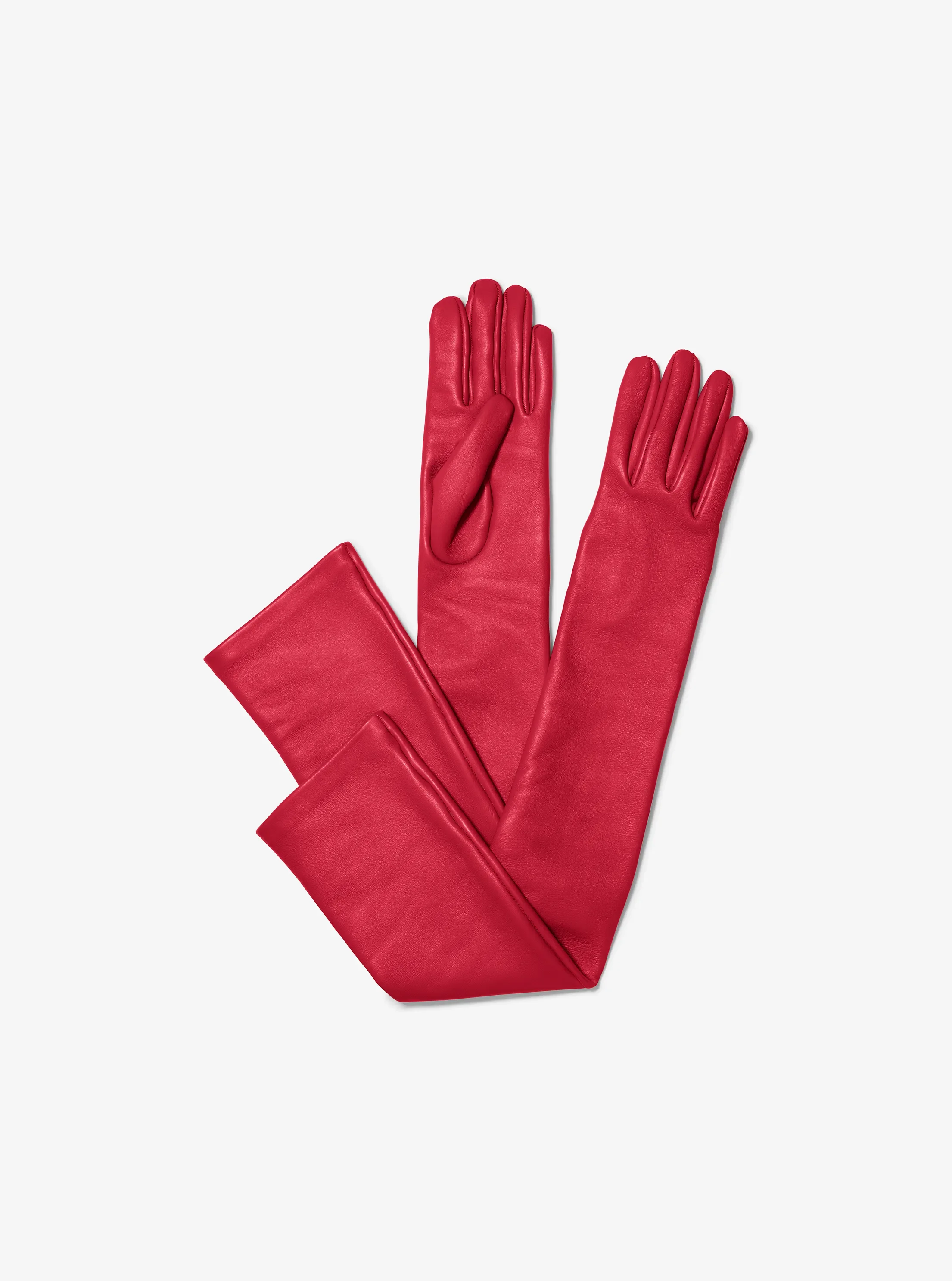 Женские перчатки Michael Kors Leather Opera Gloves