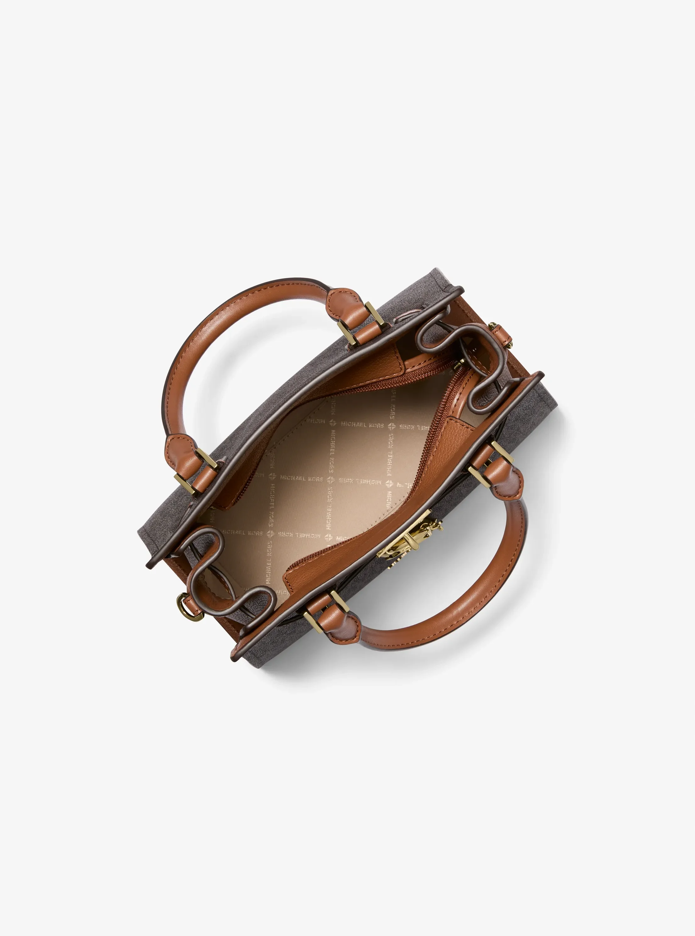 Michael Kors Landon Small Logo Satchel — фото 2