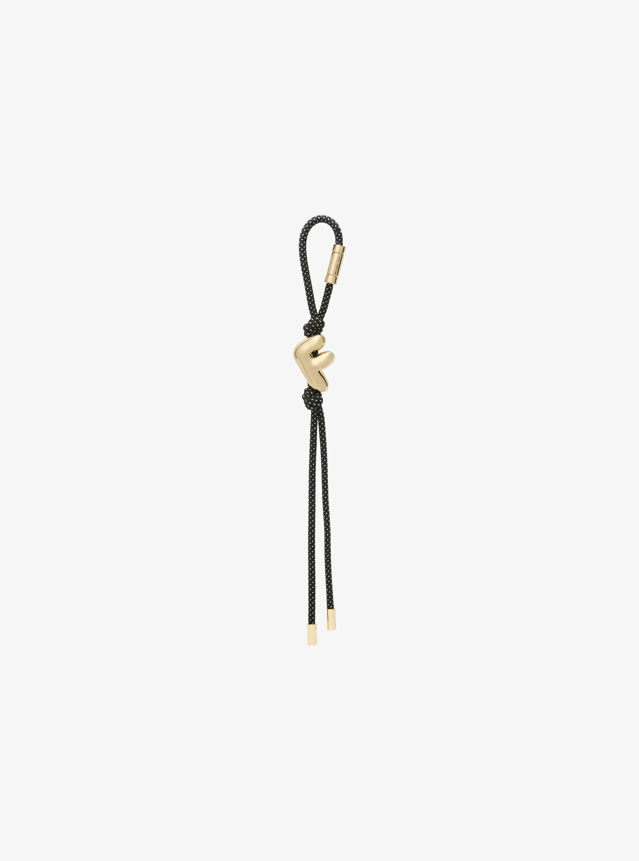 Женские брелоки Michael Kors Initial Gold-Tone and Speckled Cord Bag Charm