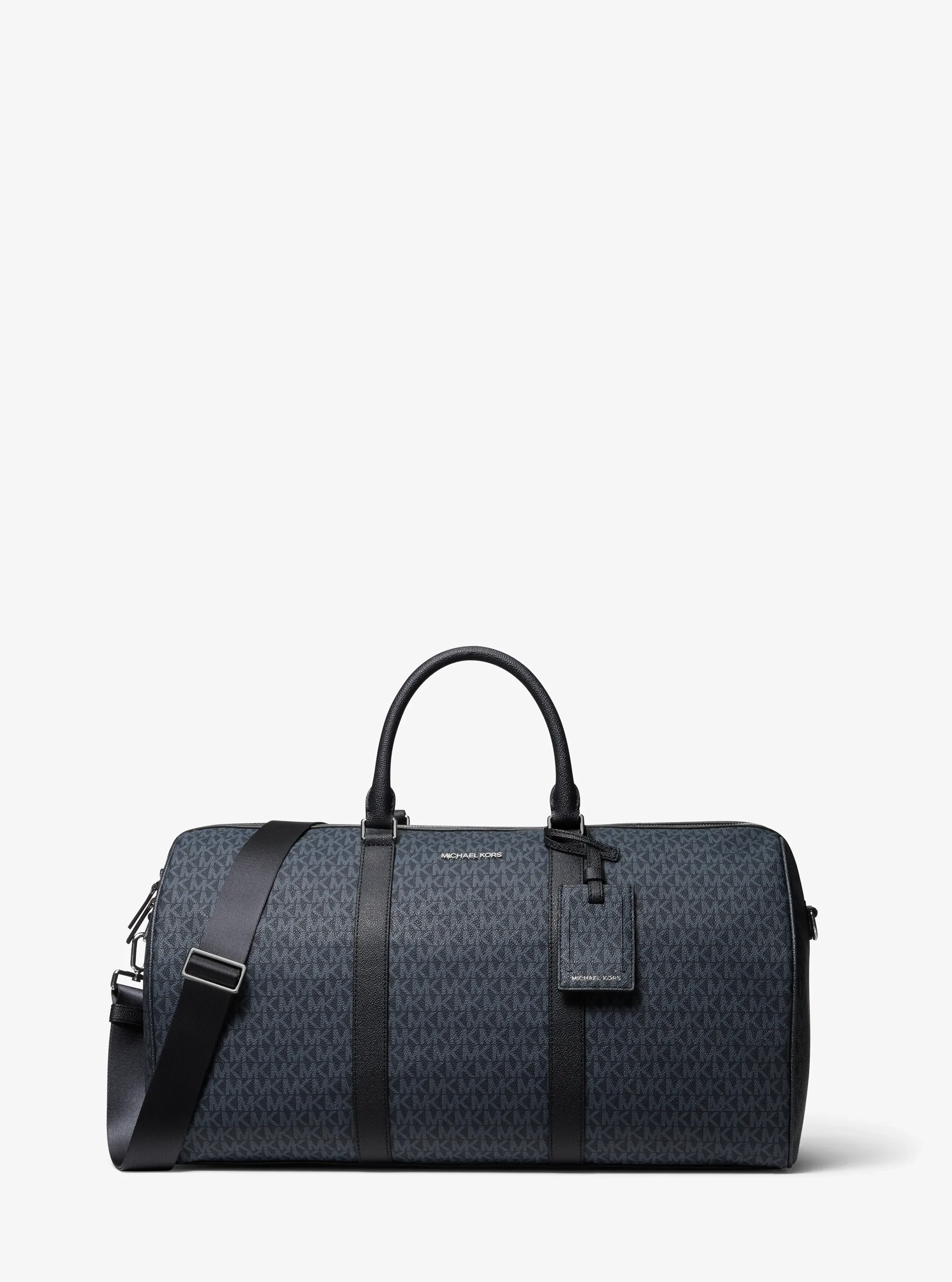 Сумка Michael Kors Harrison Logo Weekender, цвет: Admrl/Plblue