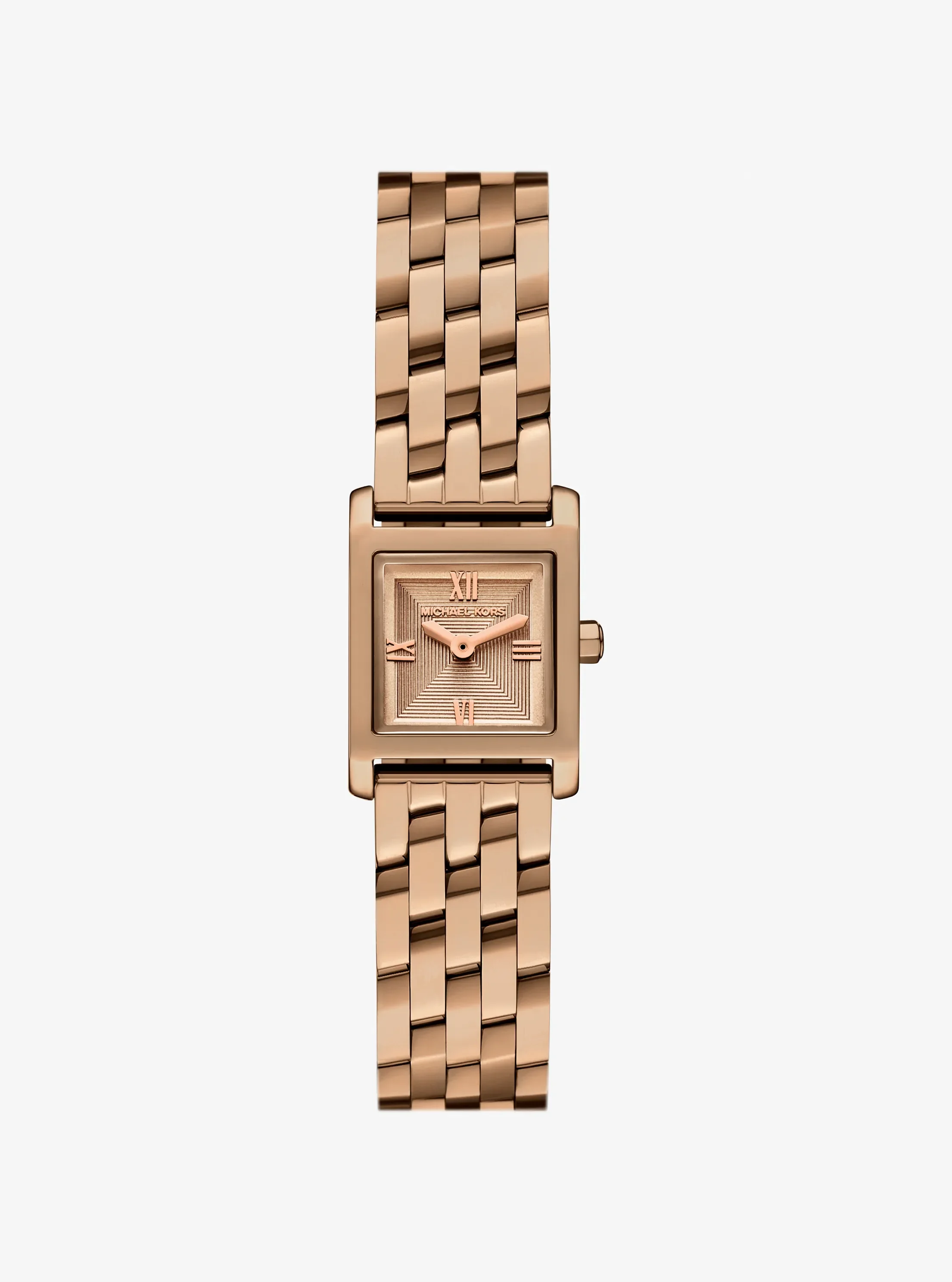Женские часы Michael Kors Micro Georgie Beige Gold-Tone Watch