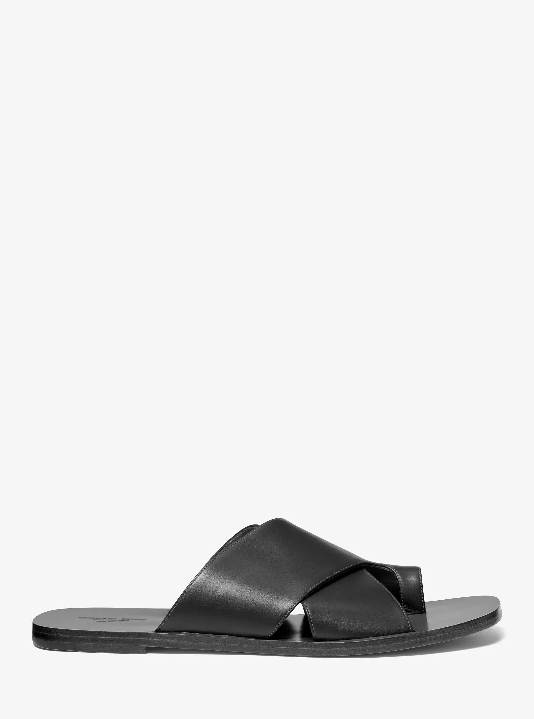 Сандалии Michael Kors Mackenzie Leather Sandal, цвет: Чёрный — фото 2