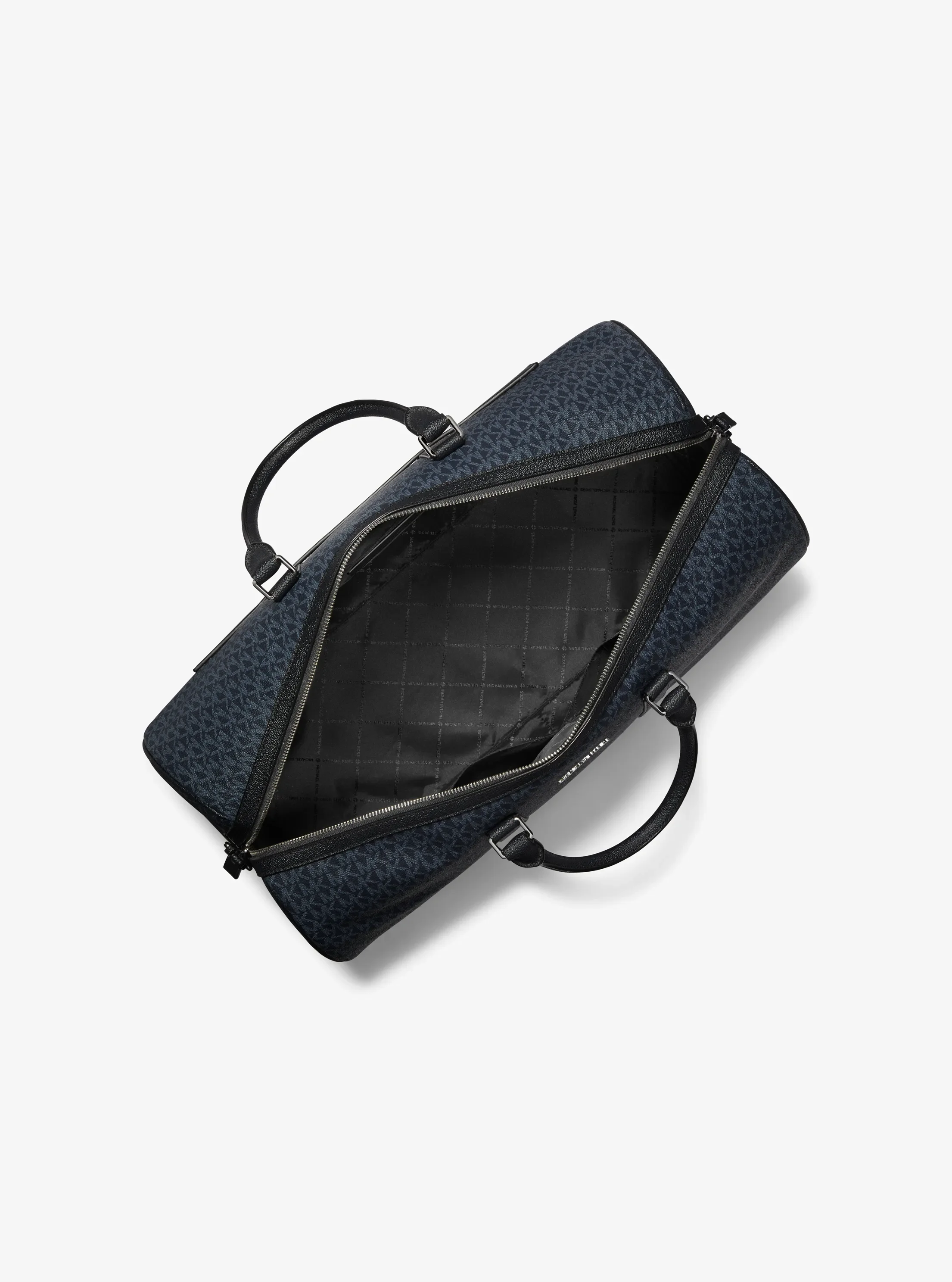 Сумка Michael Kors Harrison Logo Weekender, цвет: Admrl/Plblue — фото 2