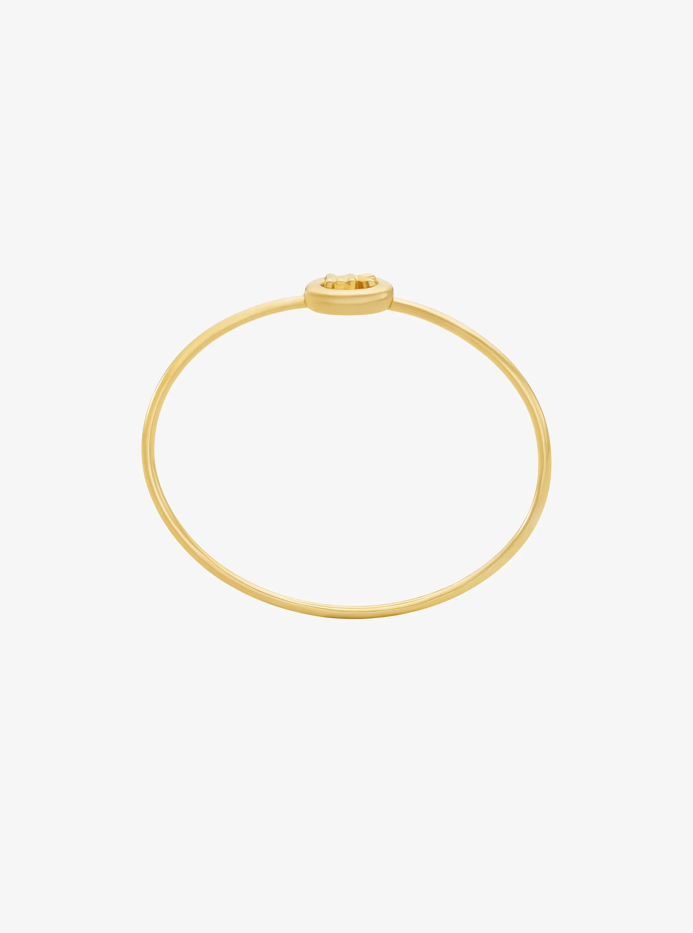 Браслет Michael Kors Logo Charm, цвет: Золотой — фото 2