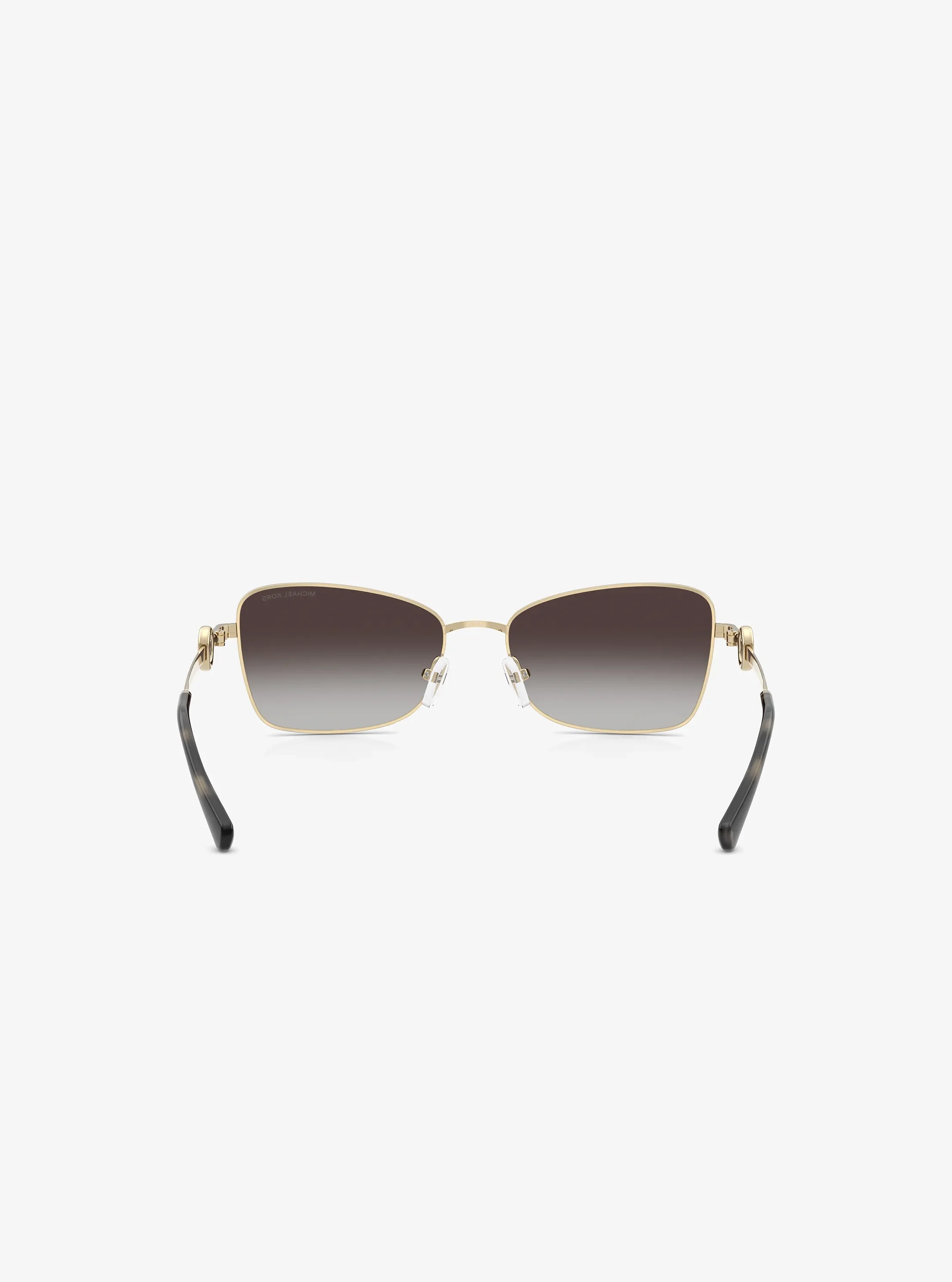 Женские солнцезащитные очки Michael Kors Andros Sunglasses, цвет: Золотой — фото 4